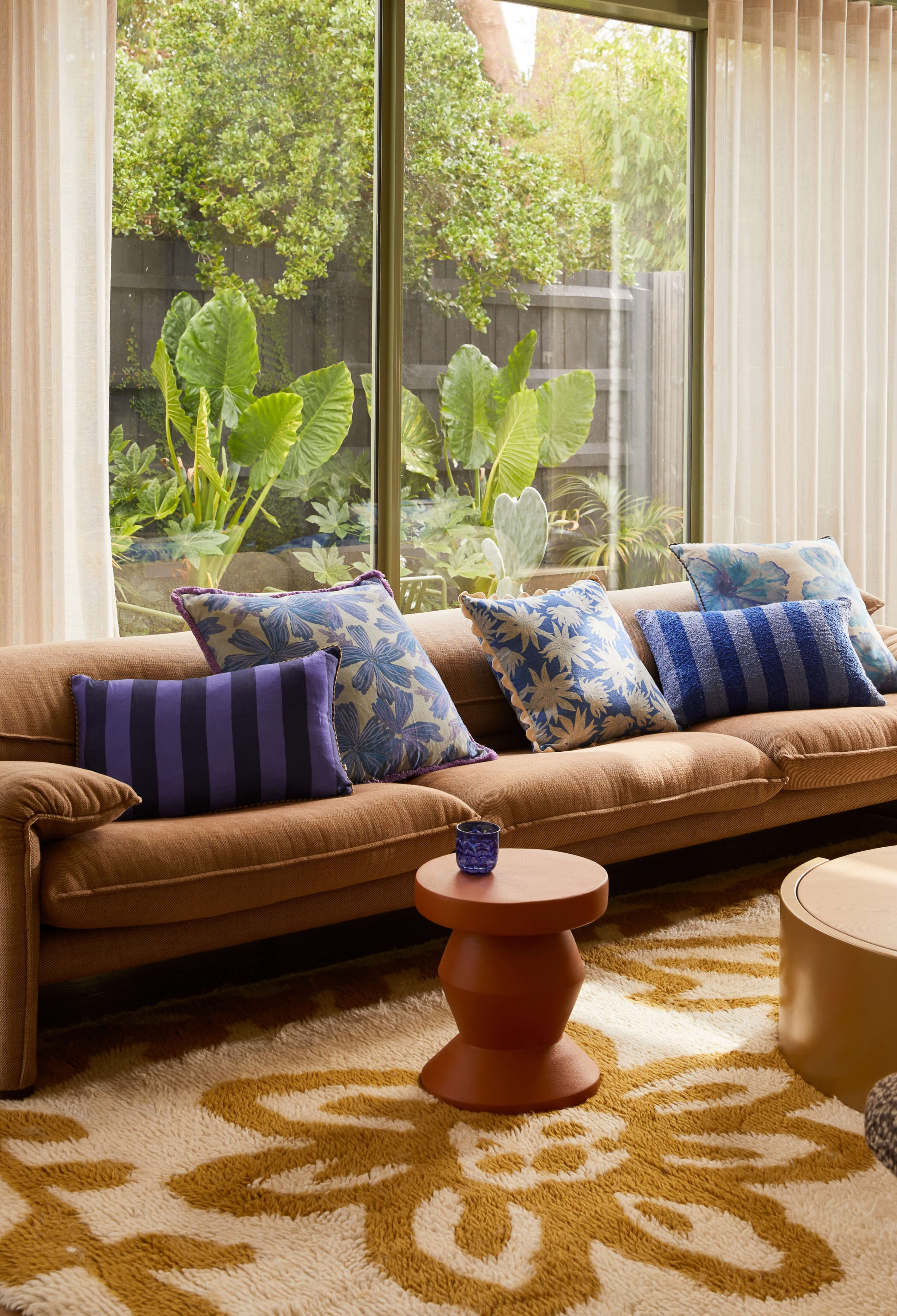 Cushion on couch