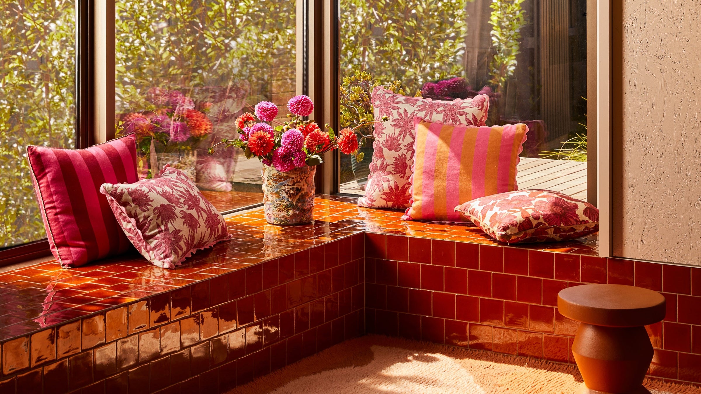 Think Pink | Pink Linen Cushions