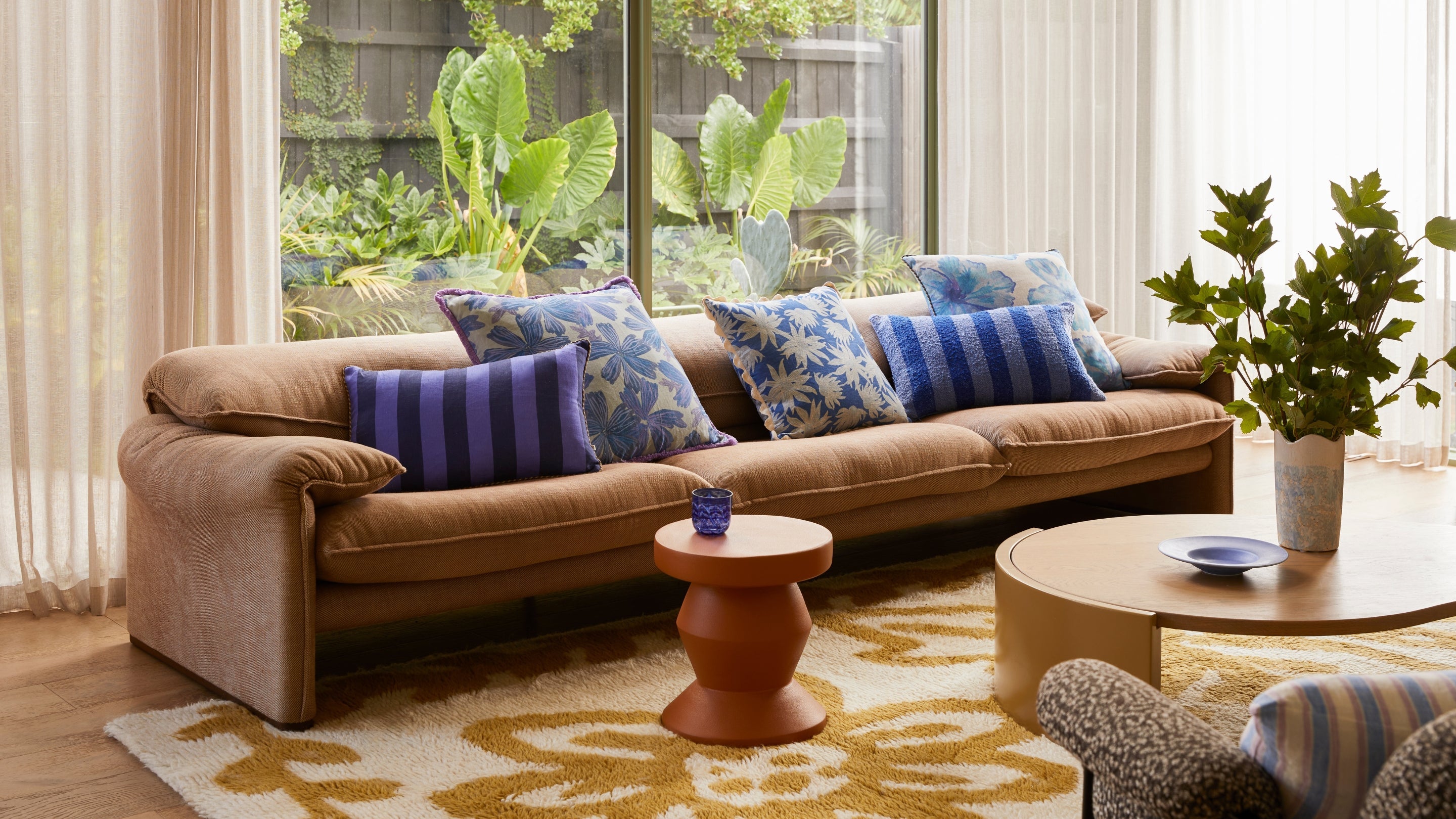 Blissful Blue | Blue Linen & Boucle Cushions