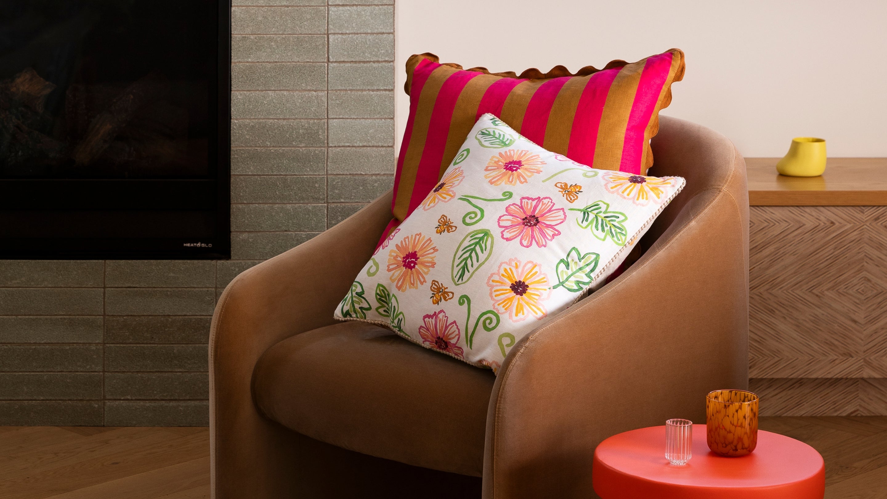 Multi Coloured Cushions