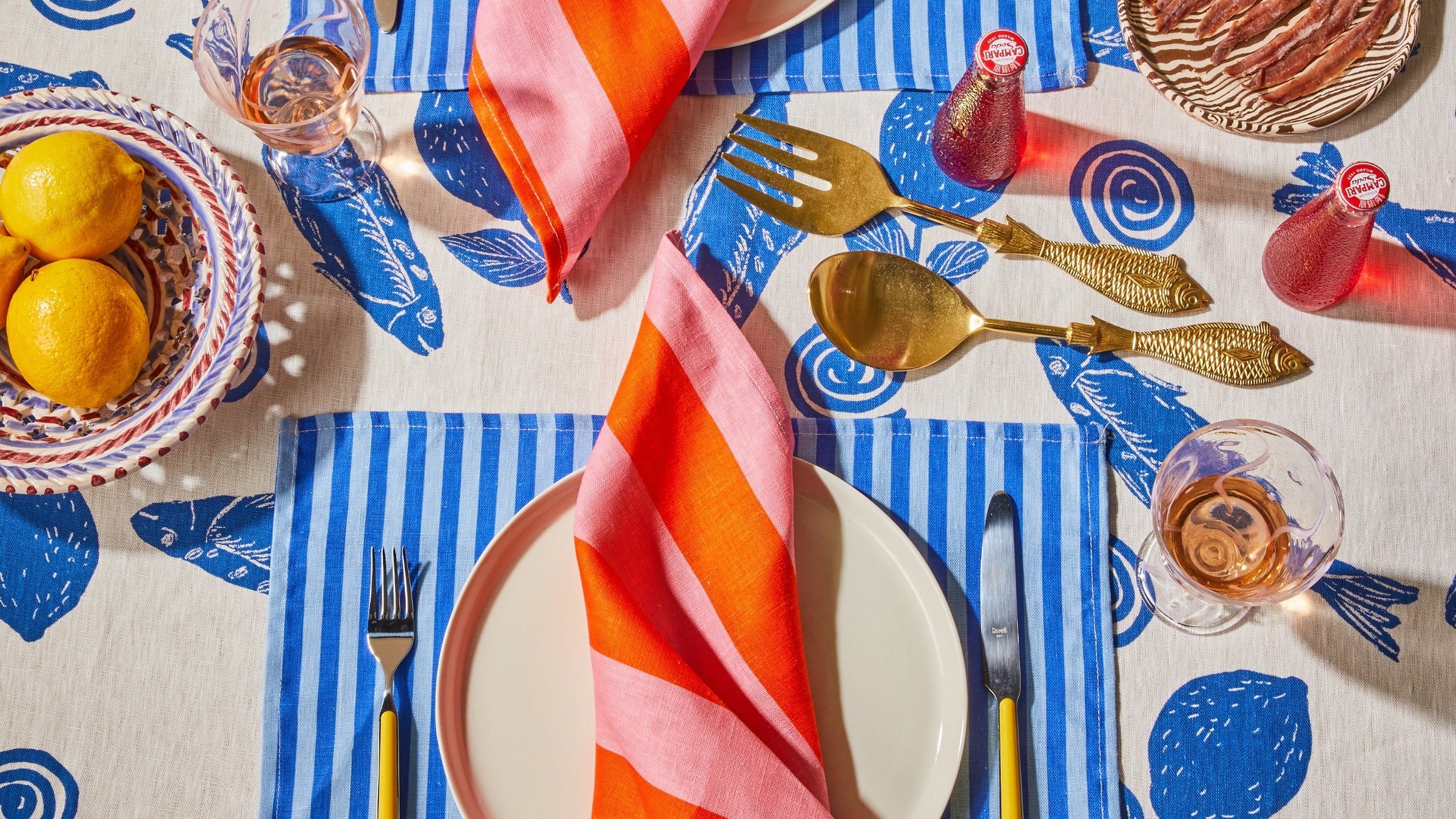 Napkins | Printed Linen, Embroidered Linen & Woven Cotton | Bonnie and Neil