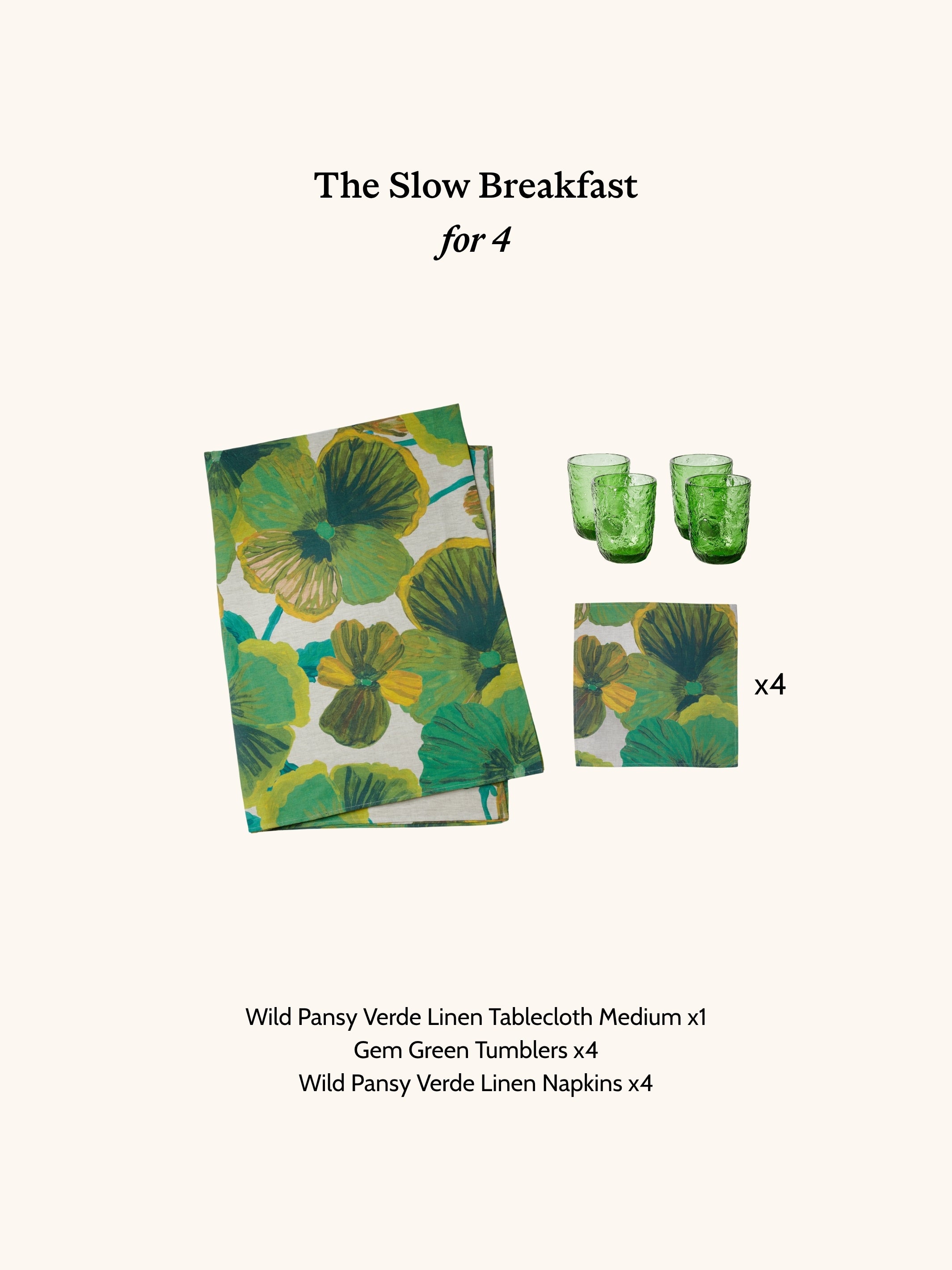The Slow Breakfast - For 4