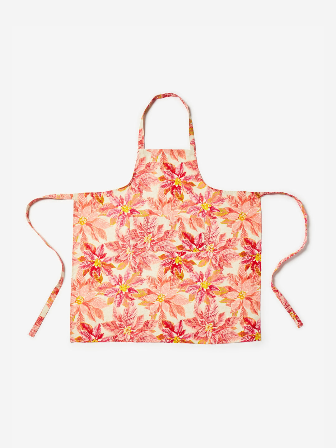 Poinsettia Red Apron