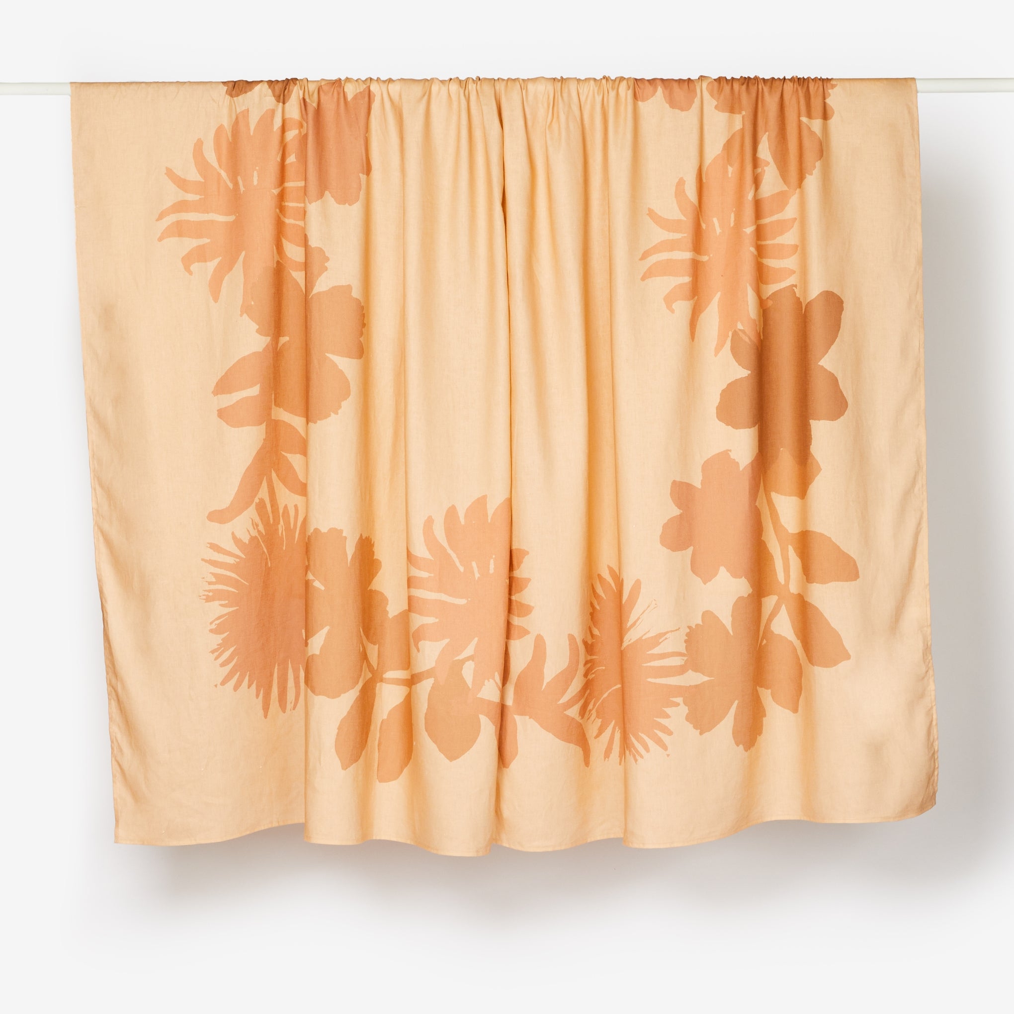 Flora Buff Bed Cover