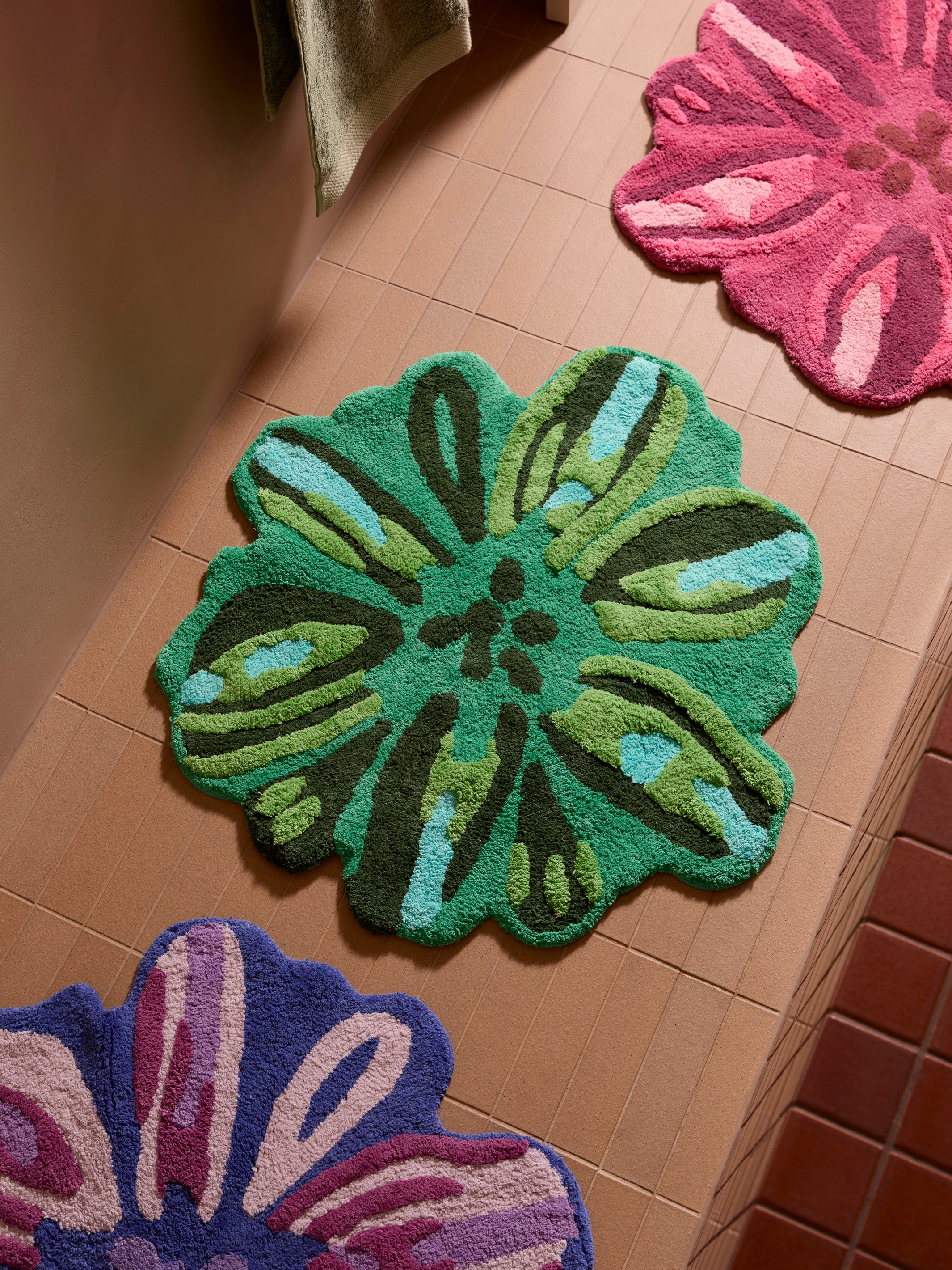 Meadow Blue Bath Mat - Almost Perfect
