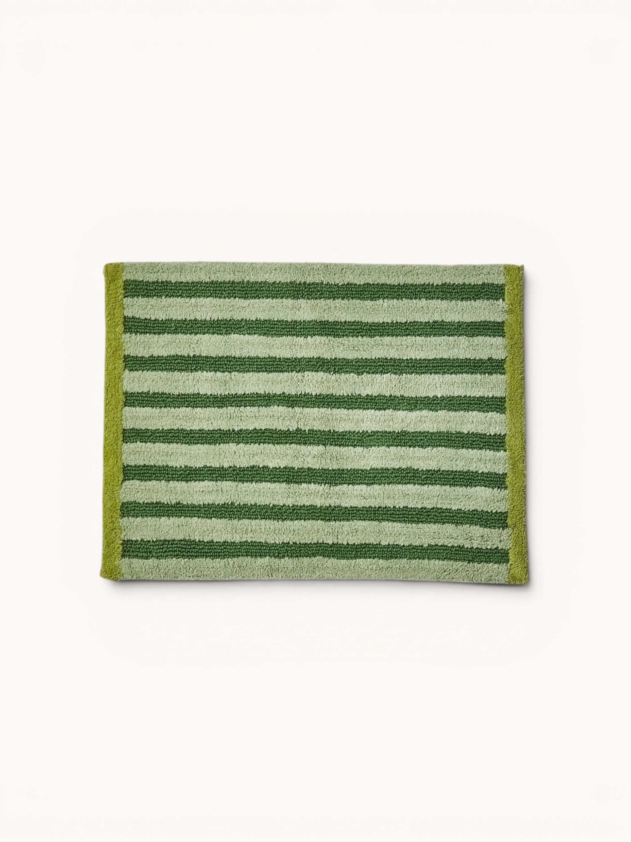 Stripe Khaki Bath Mat