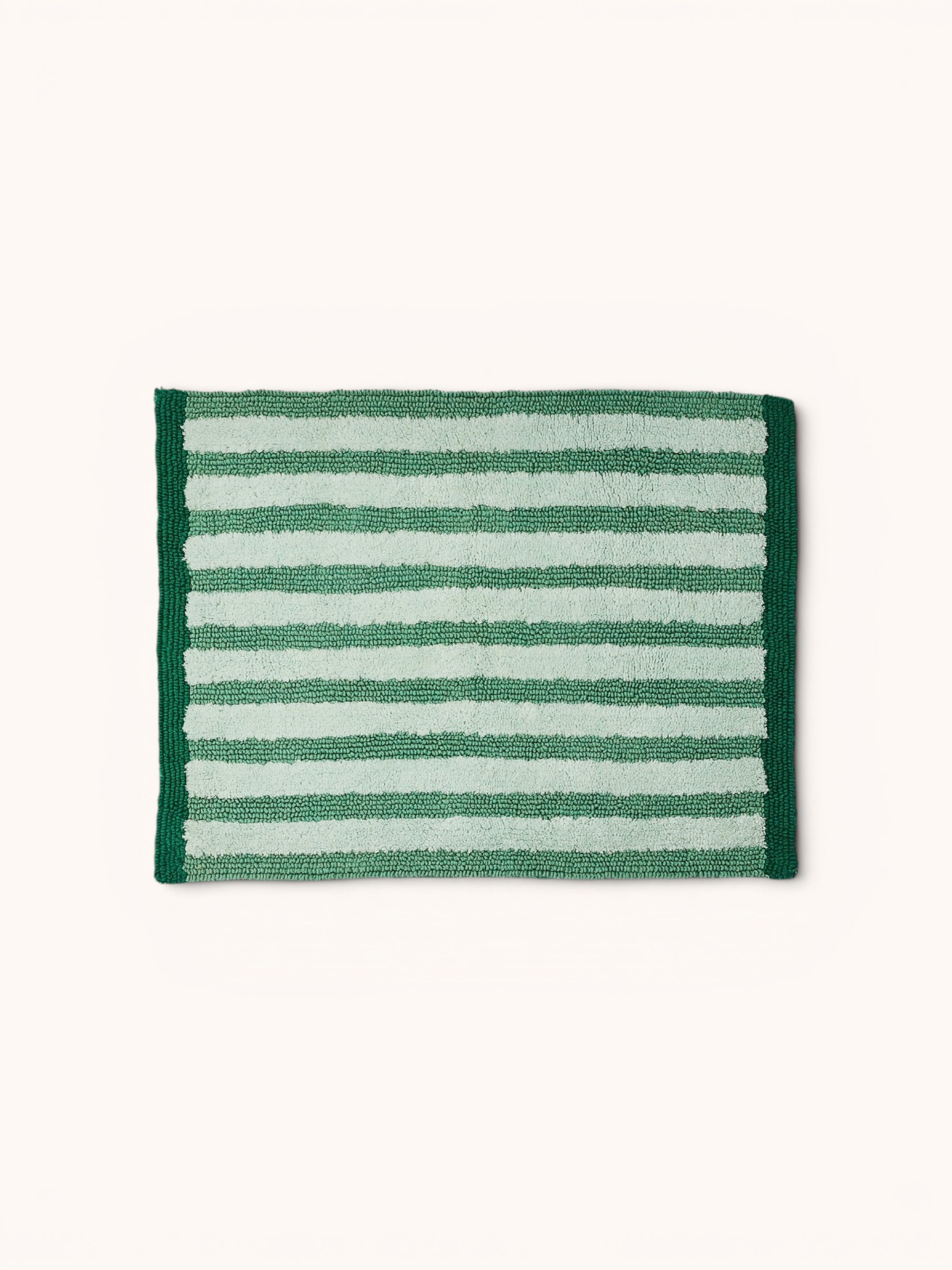 Stripe Green Bath Mat