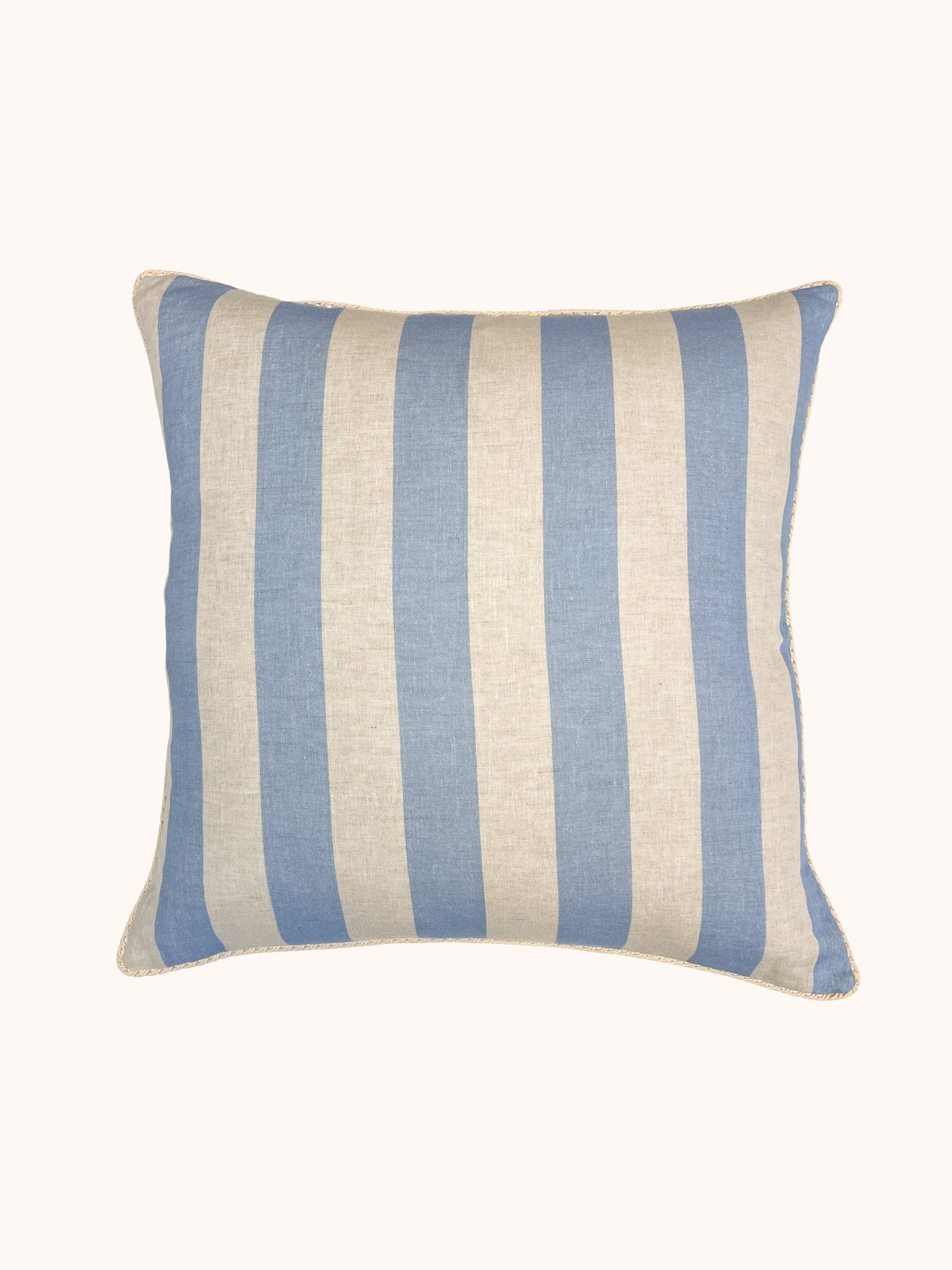 Bold Stripe Blue Cushion - Almost Perfect