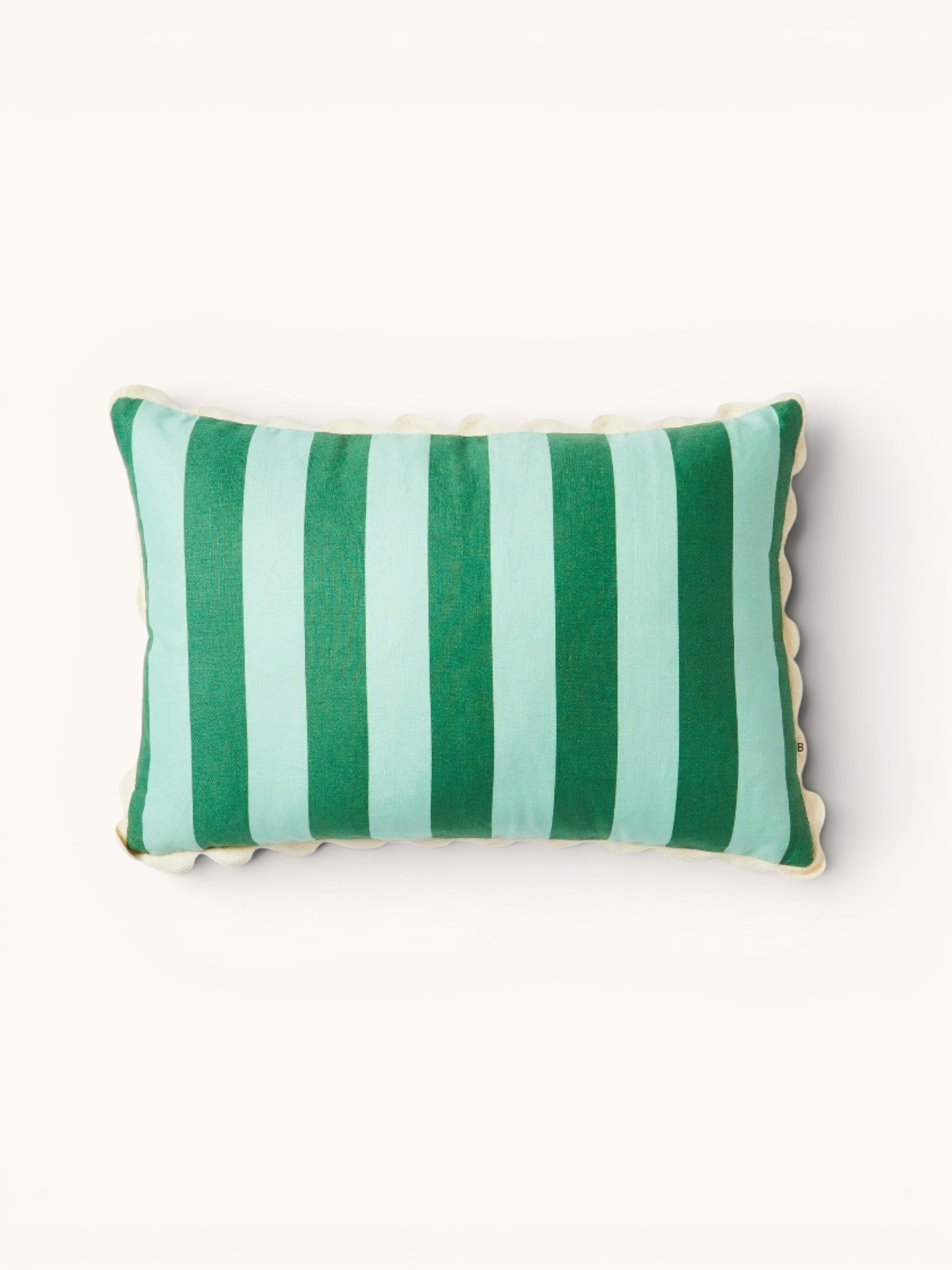 Bold Stripe Verde Cushion - Almost Perfect