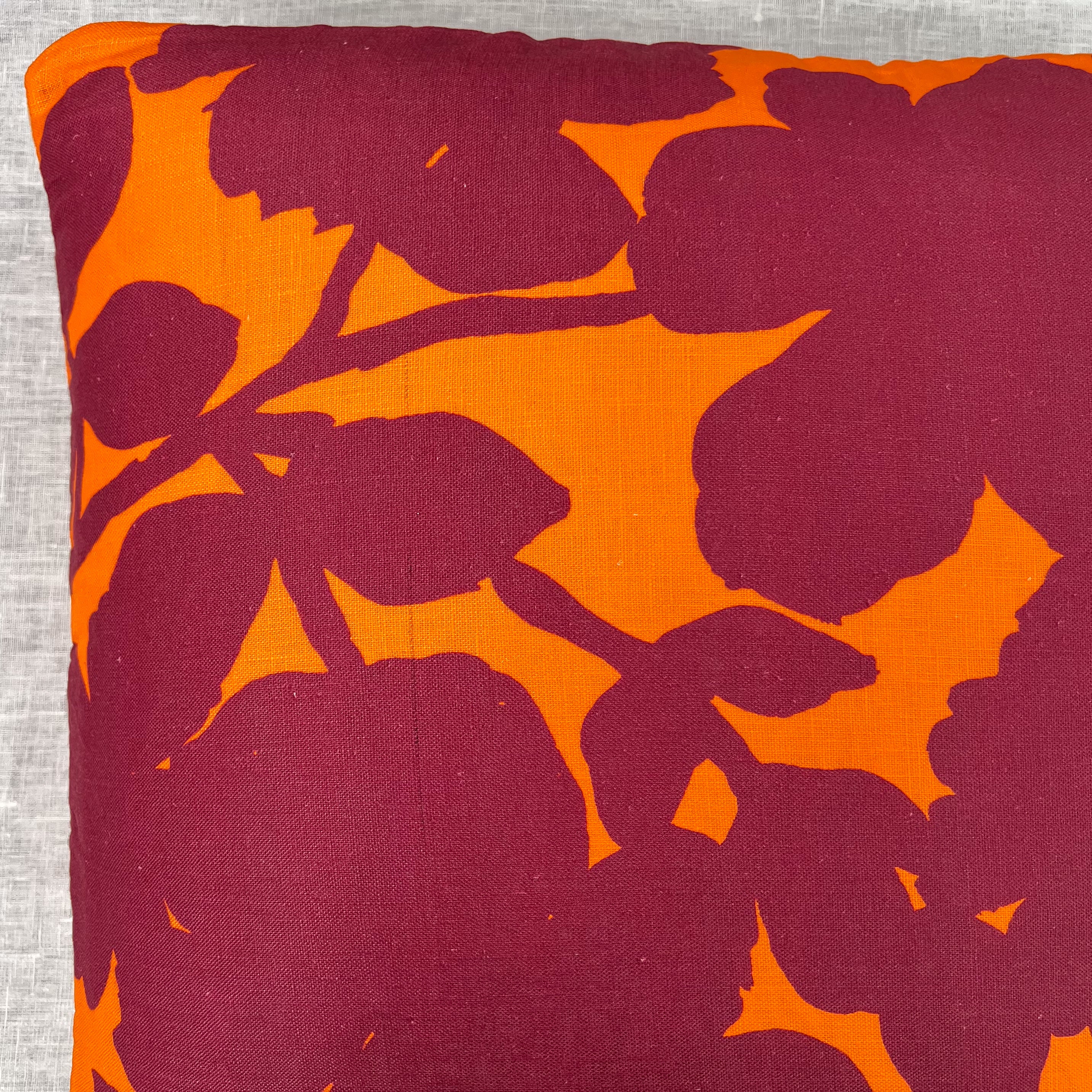 Carmine Rust Cushion - Almost Perfect