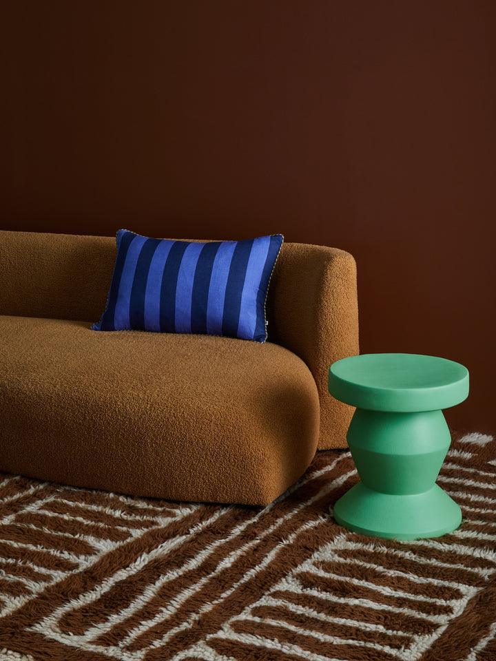 Bold Stripe Navy Cushion