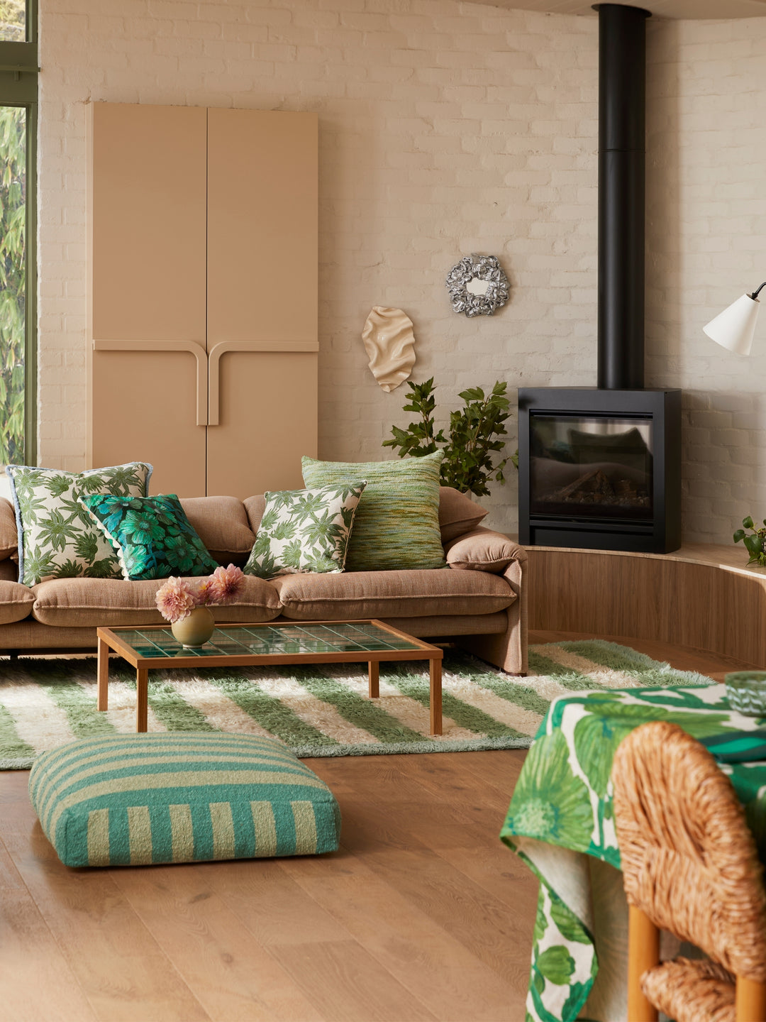 Woodland Emerald Cushion