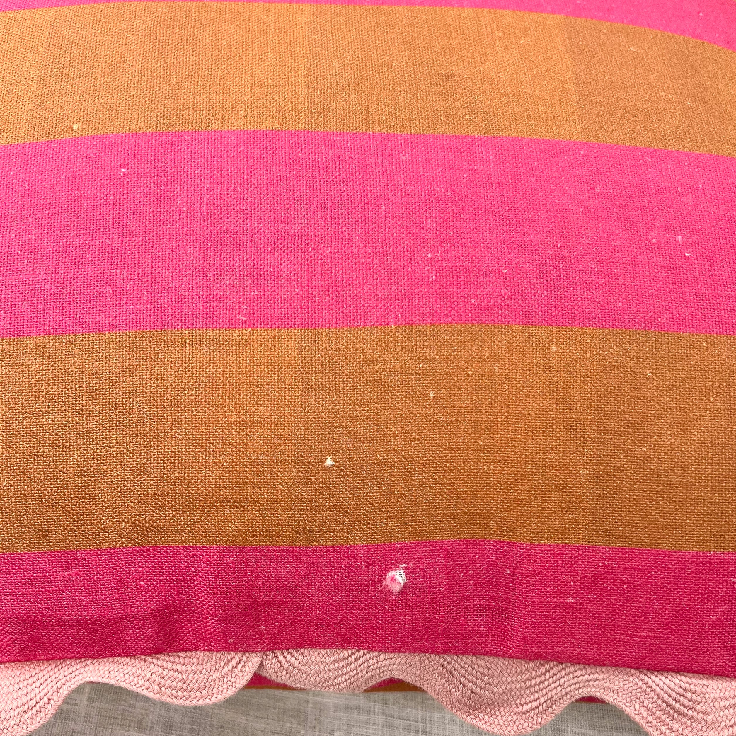 Bold Stripe Candy Cushion - Almost Perfect