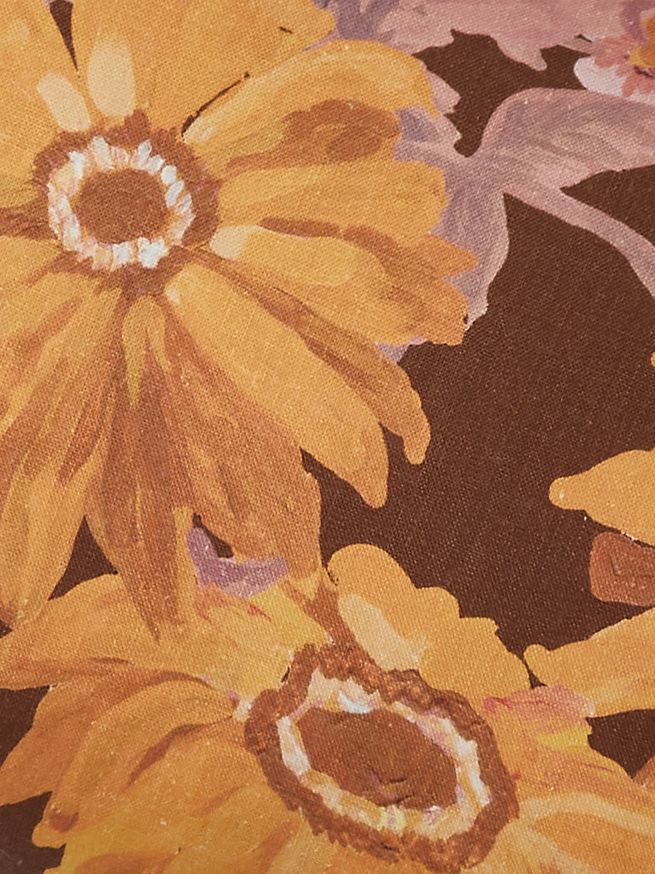 Marigold Amber Linen Cushion