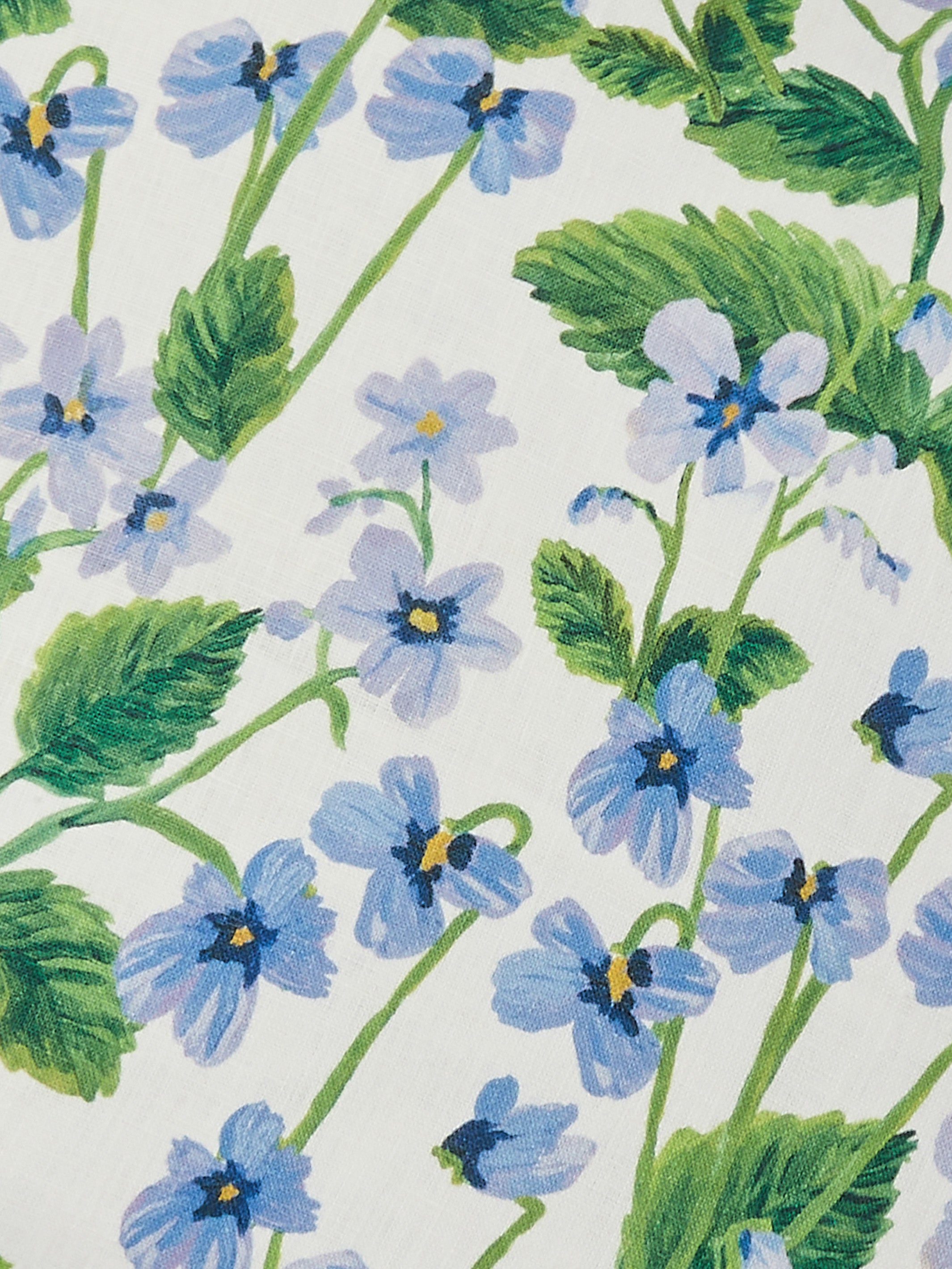 Lilas Blue Linen Cushion - Almost Perfect
