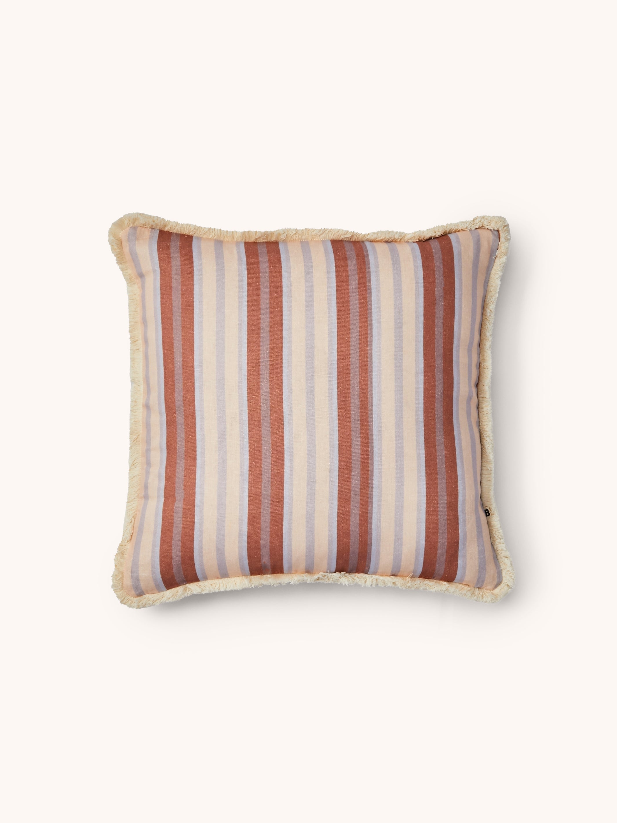 Suiting Stripe Coralie Linen Cushion