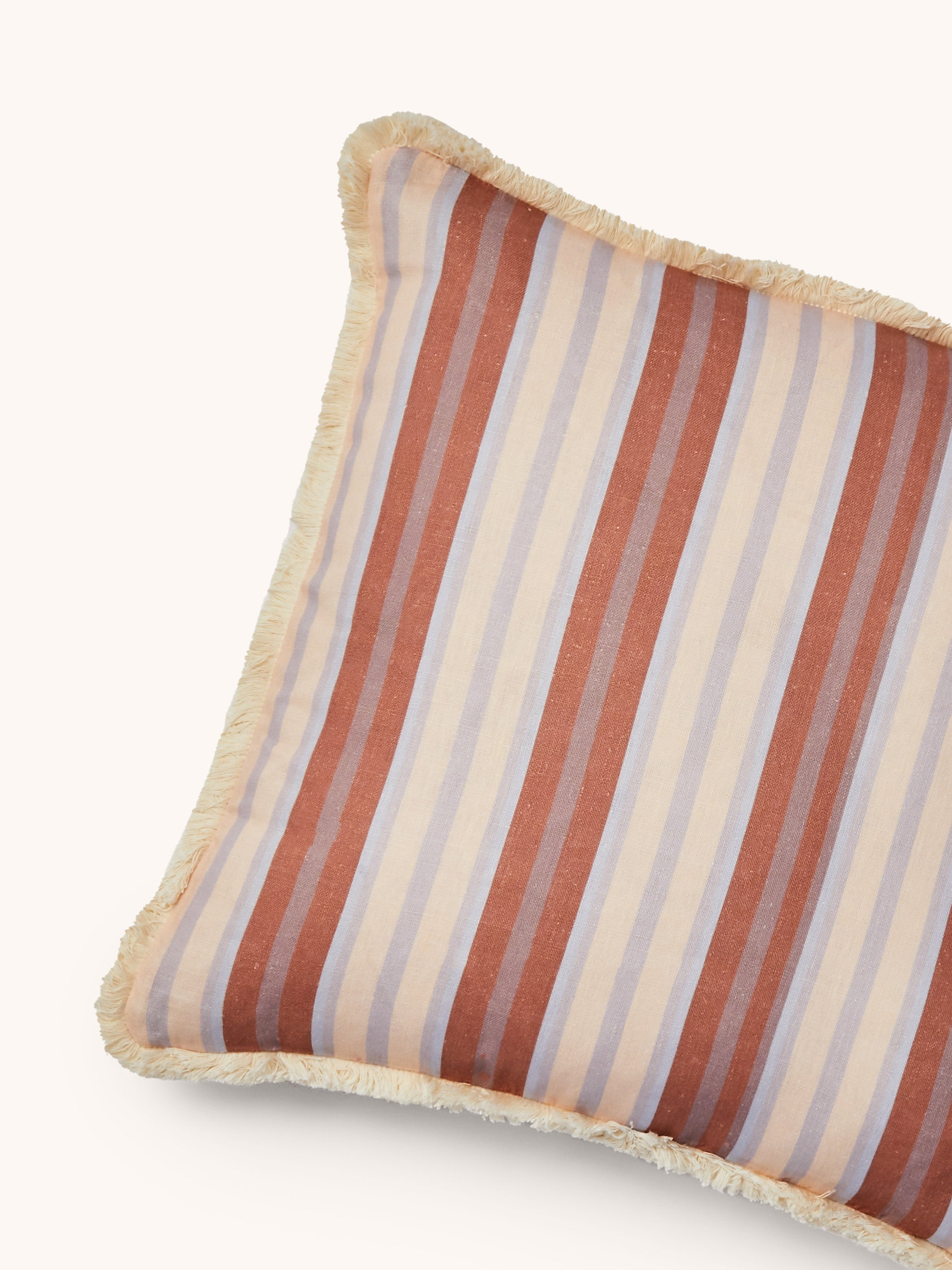 Suiting Stripe Coralie Linen Cushion