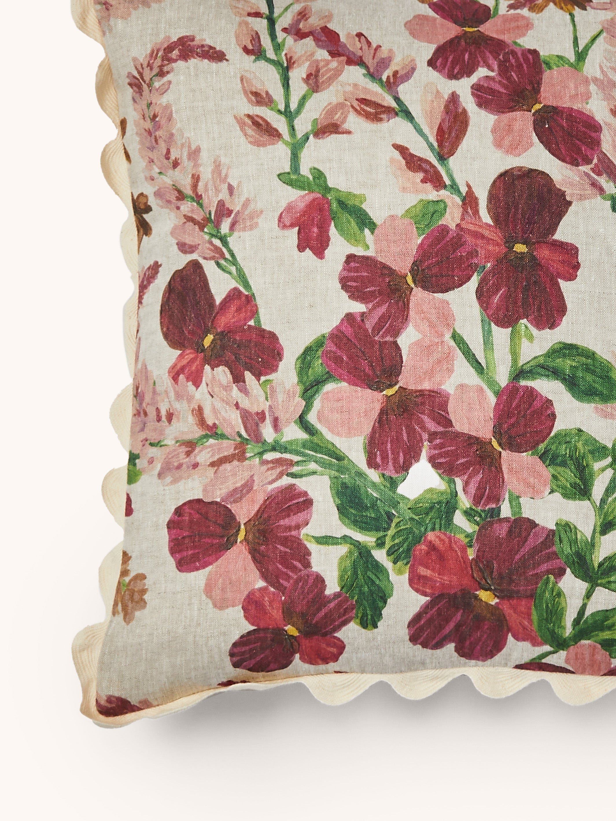 Lupin Multi Linen Cushion
