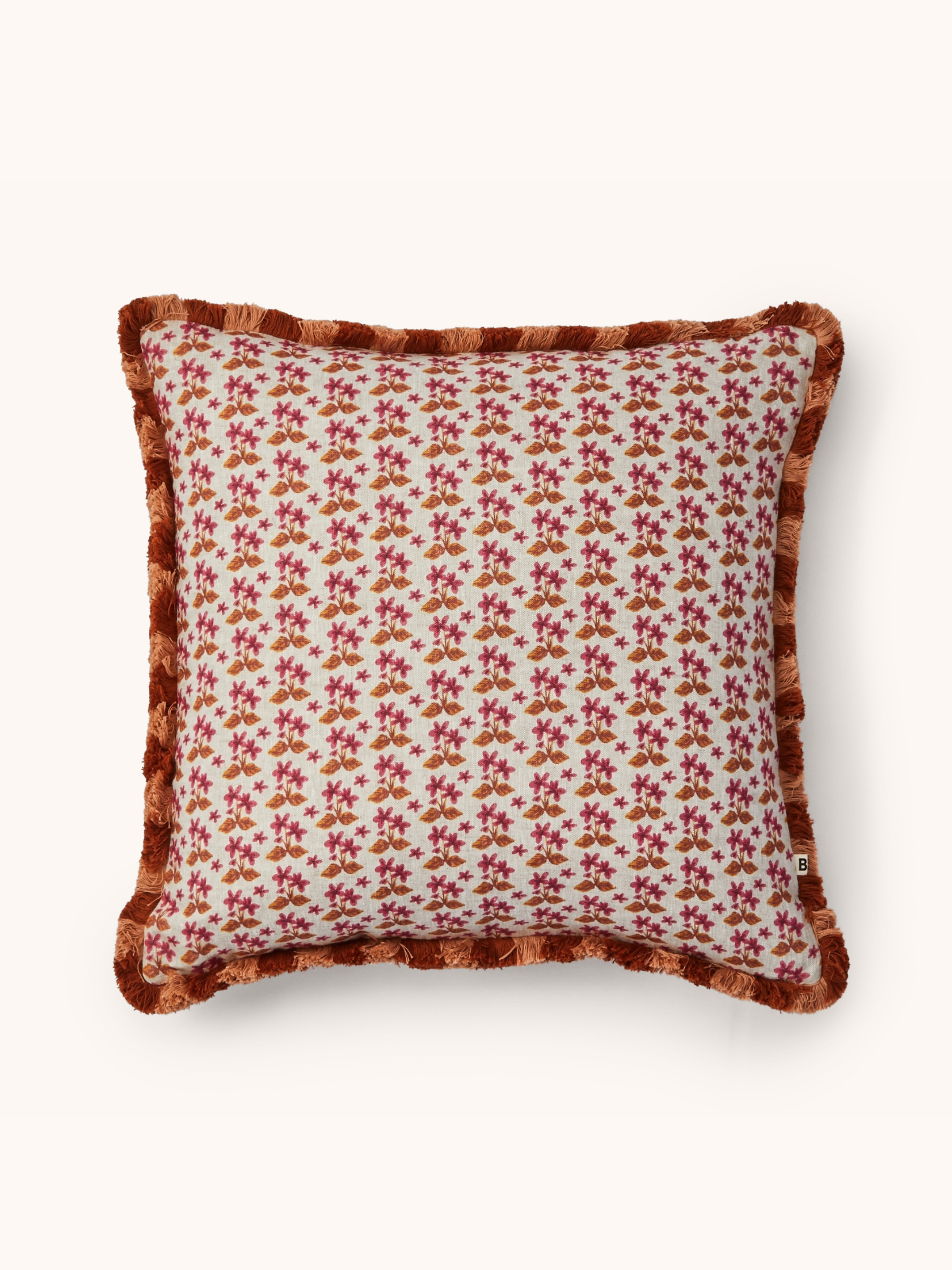 Petit Madeline Pink Linen Cushion