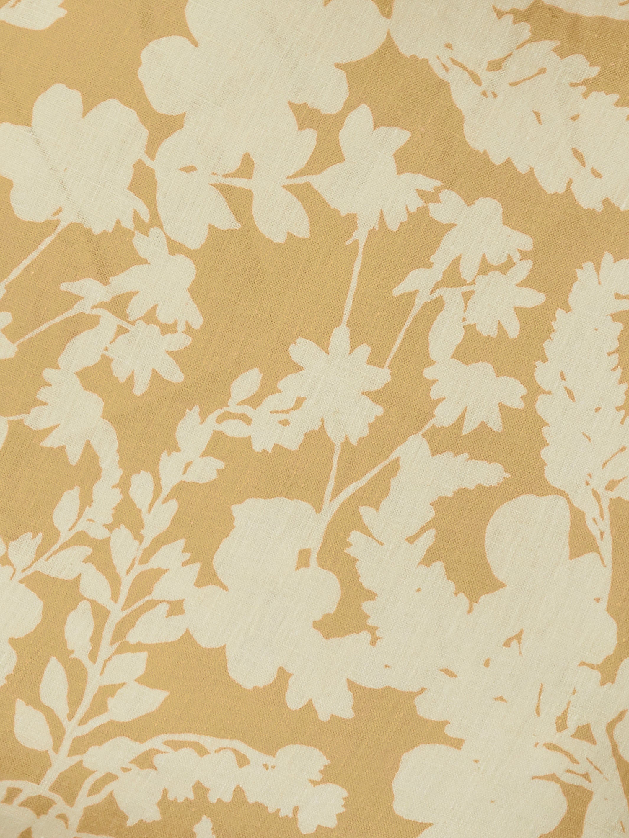 Petal Wheat Linen Cushion