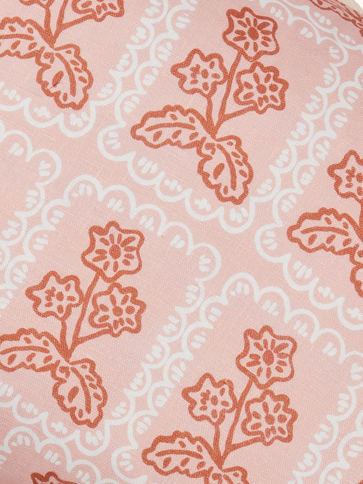 Martine Pink Linen Cushion