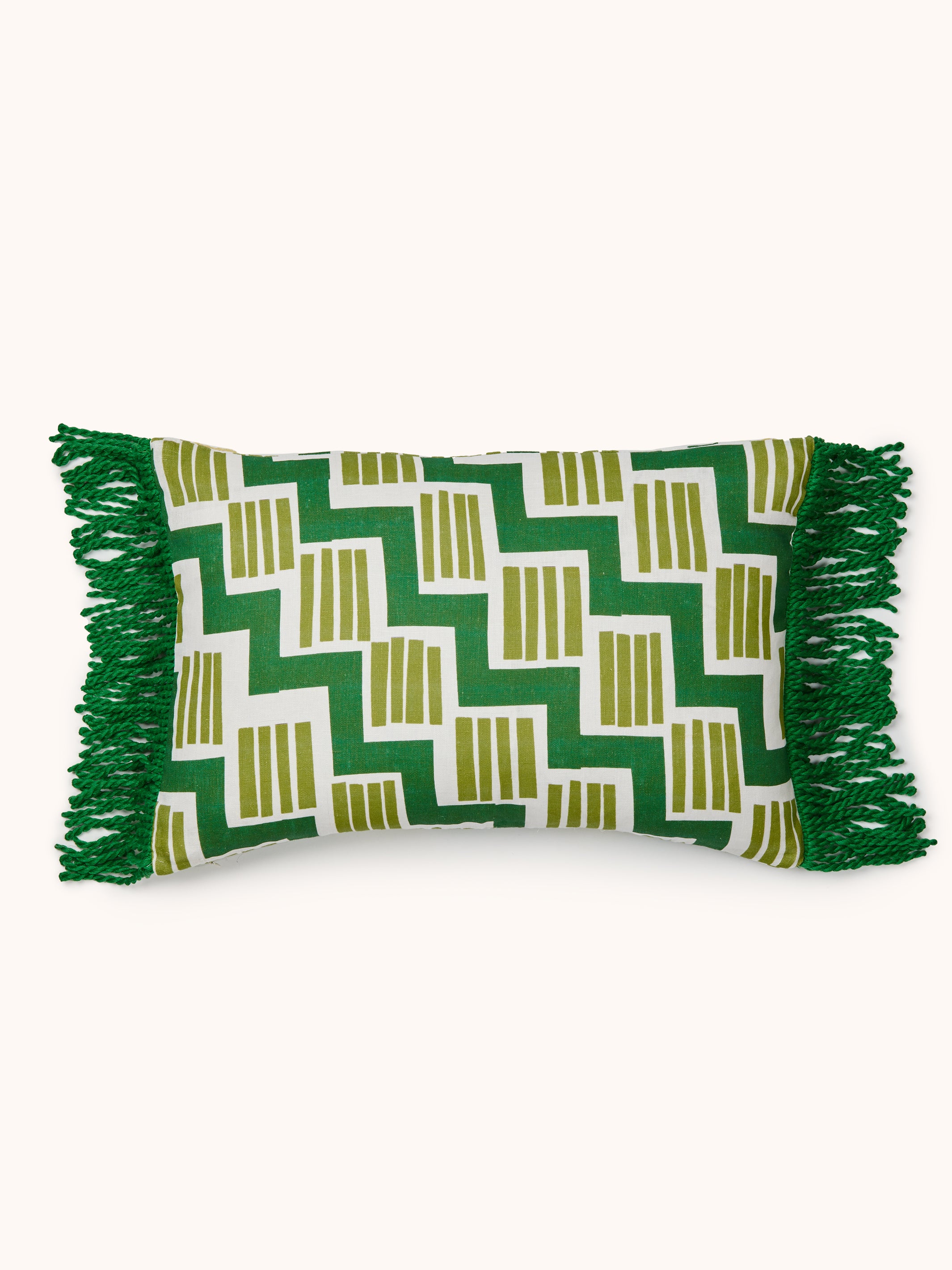 Rosemary Green Linen Cushion