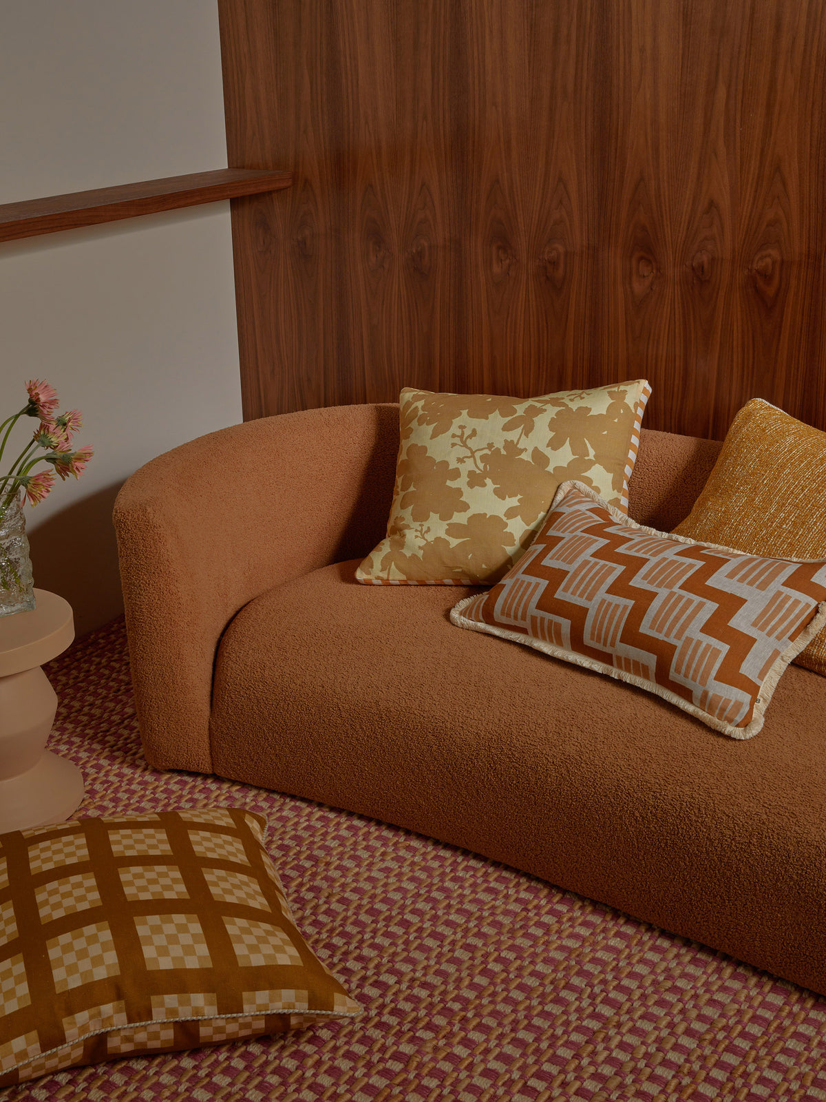 Gem Mustard Cushion