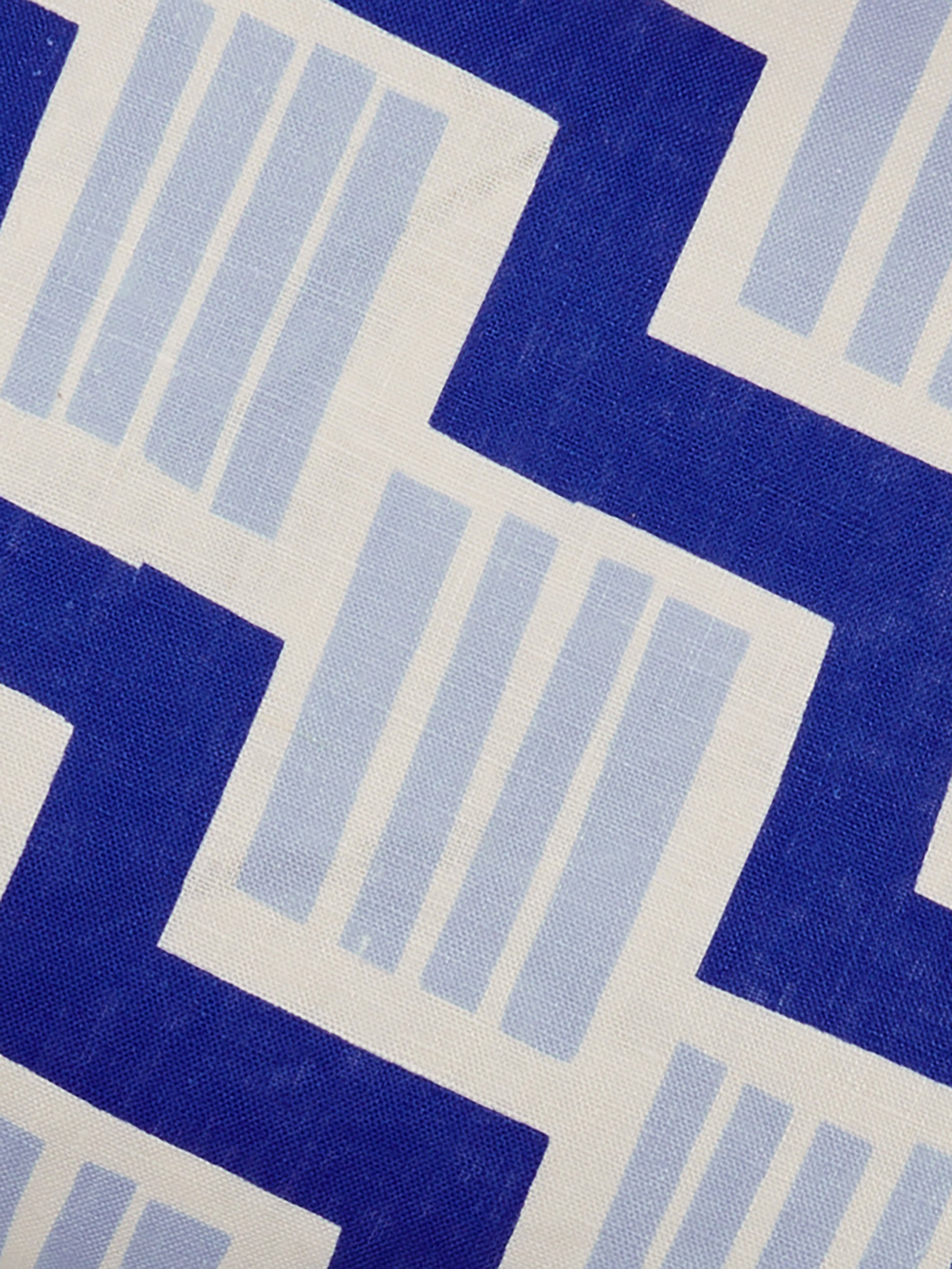 Rosemary Blue Linen Cushion