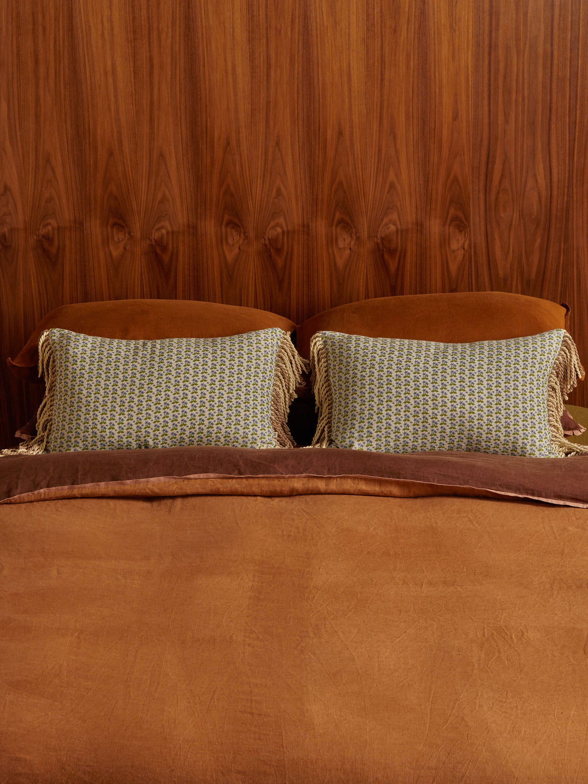 Petit Madeline Blue Linen Cushion