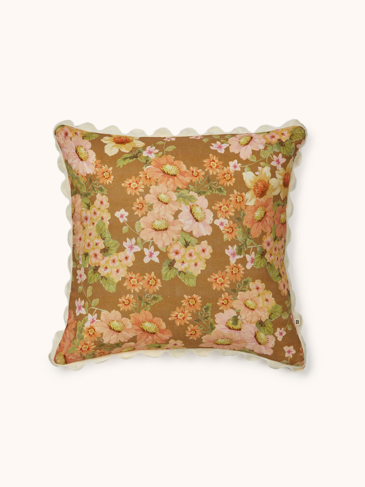 Buttercup Wheat Linen Cushion