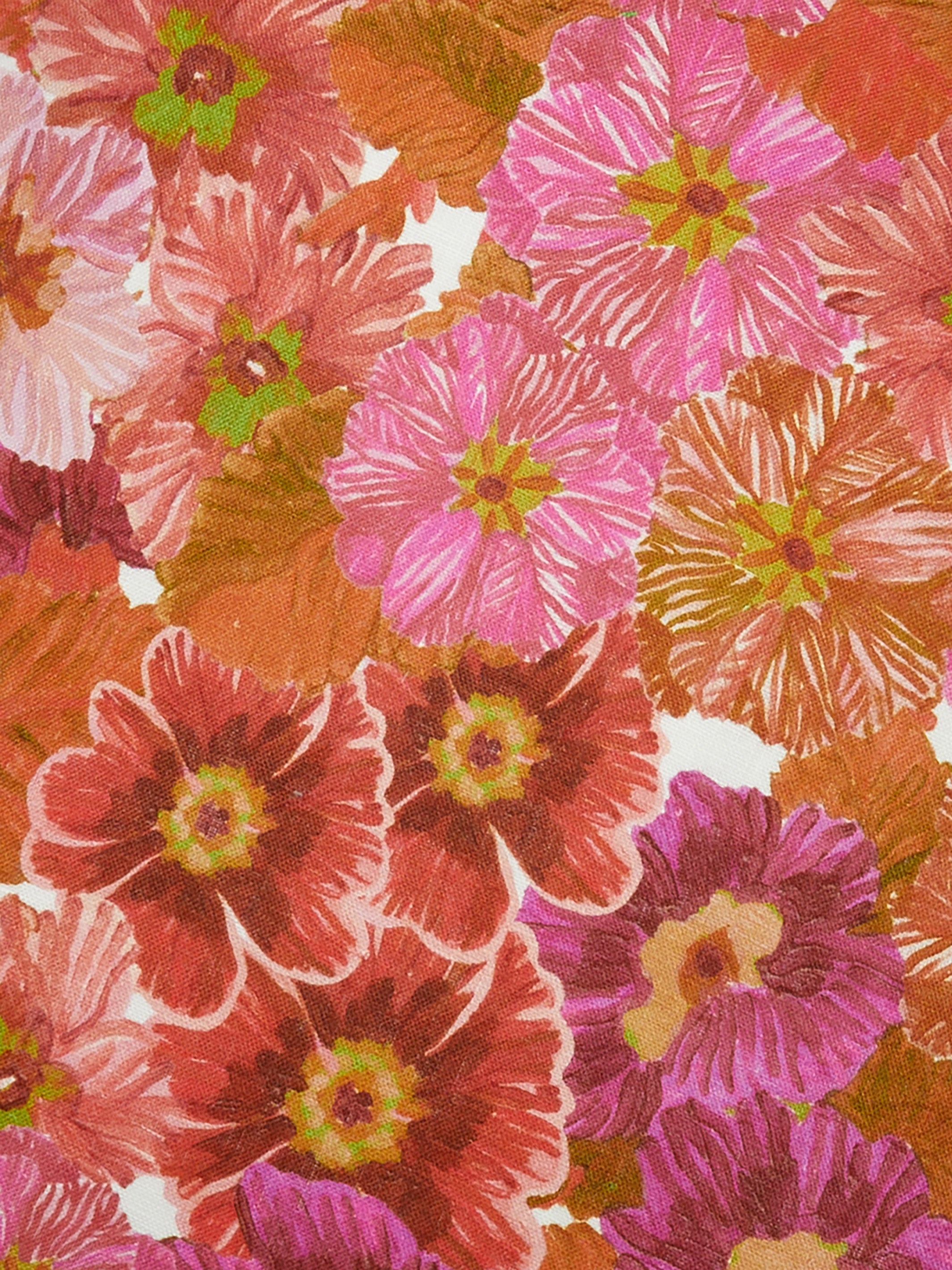 Primrose Pink Linen Cushion