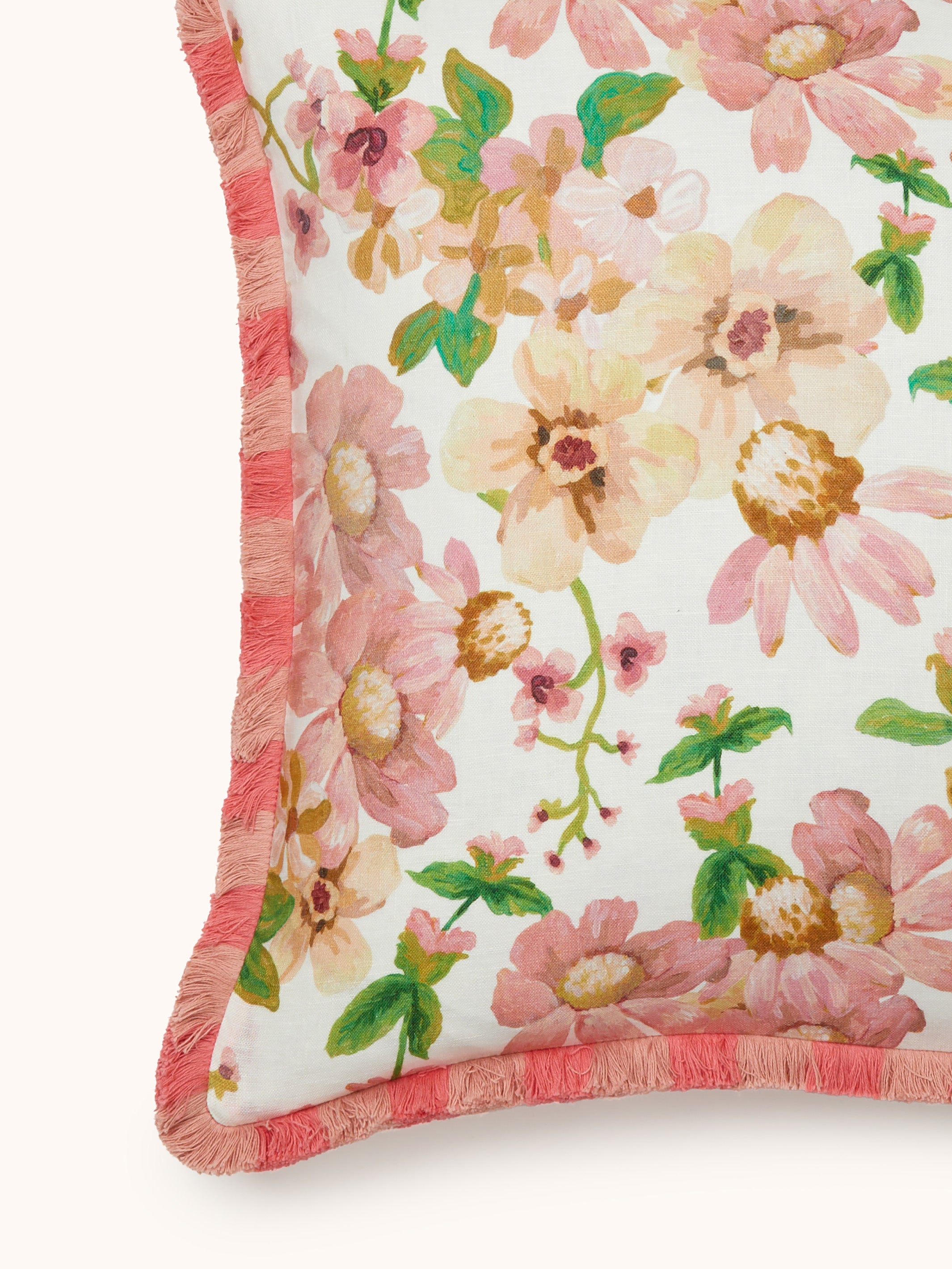 Prairie Pink Linen Cushion