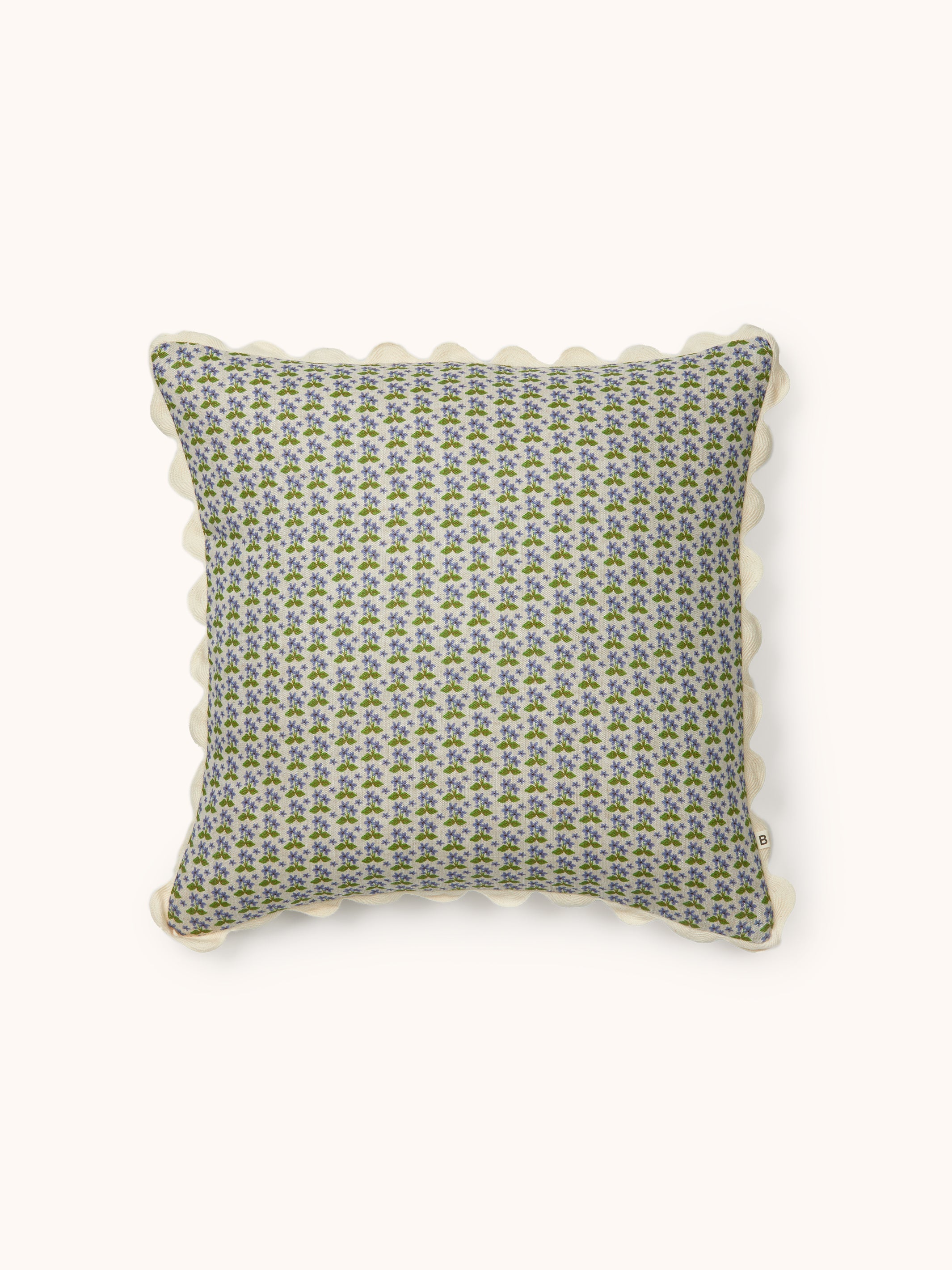 Petit Madeline Blue Linen Cushion