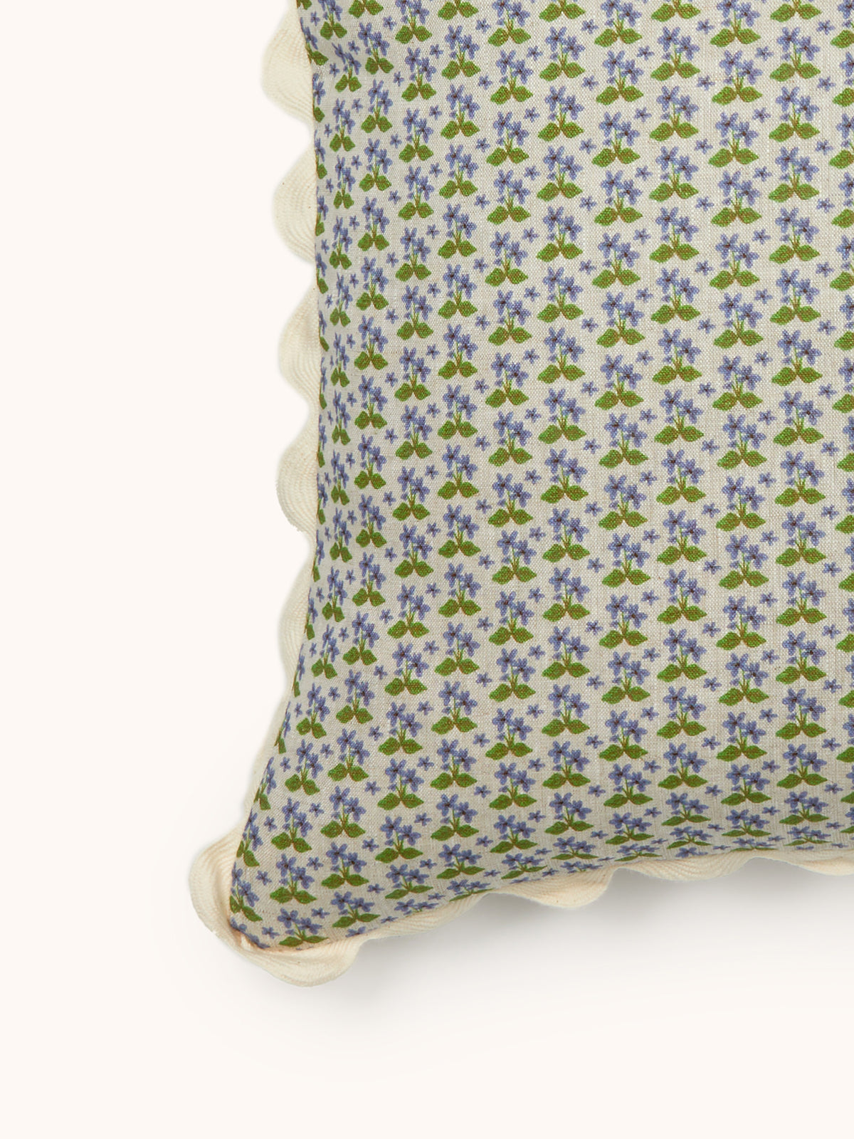 Petit Madeline Blue Linen Cushion