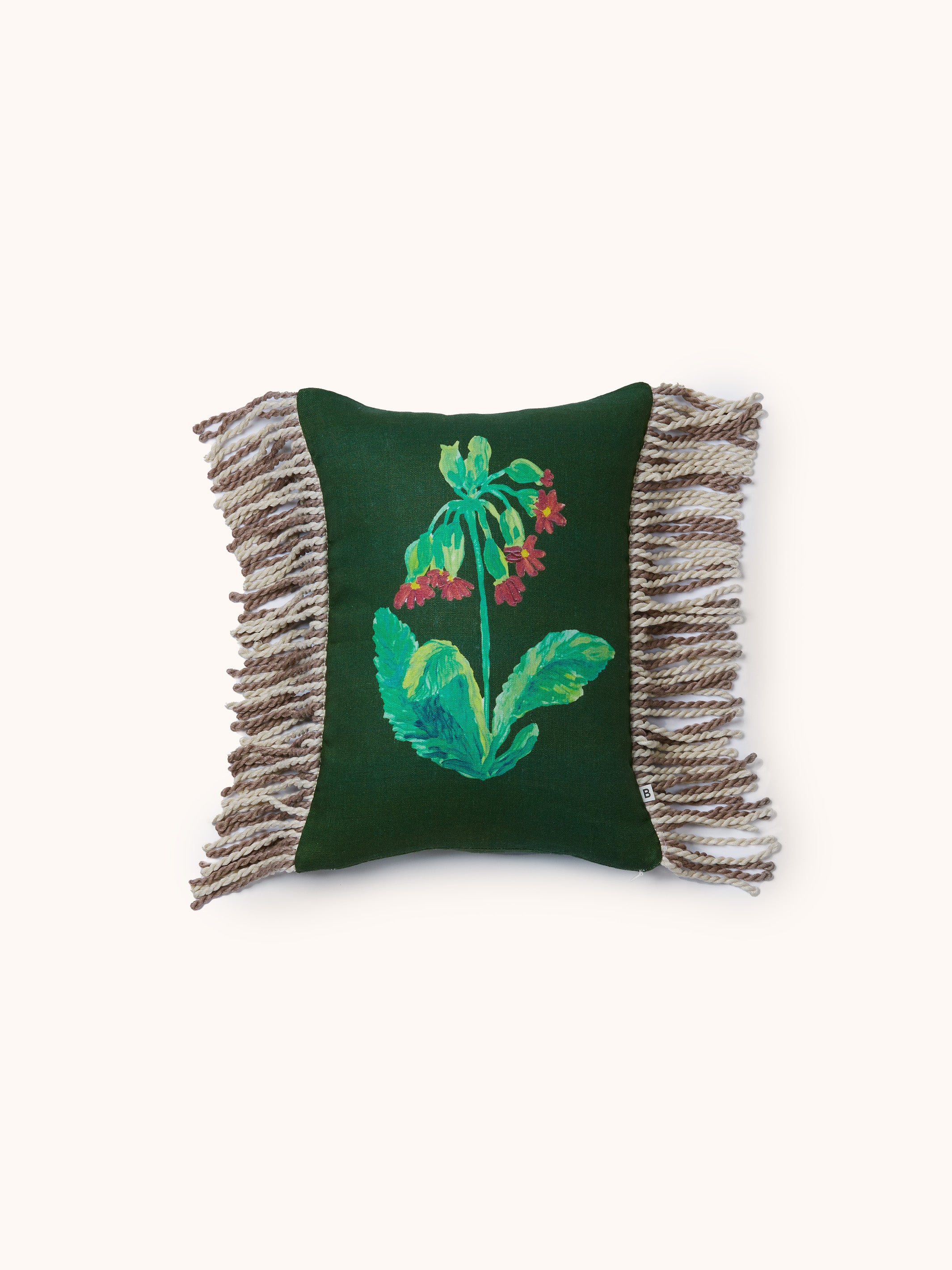 Lea Olive Linen Cushion