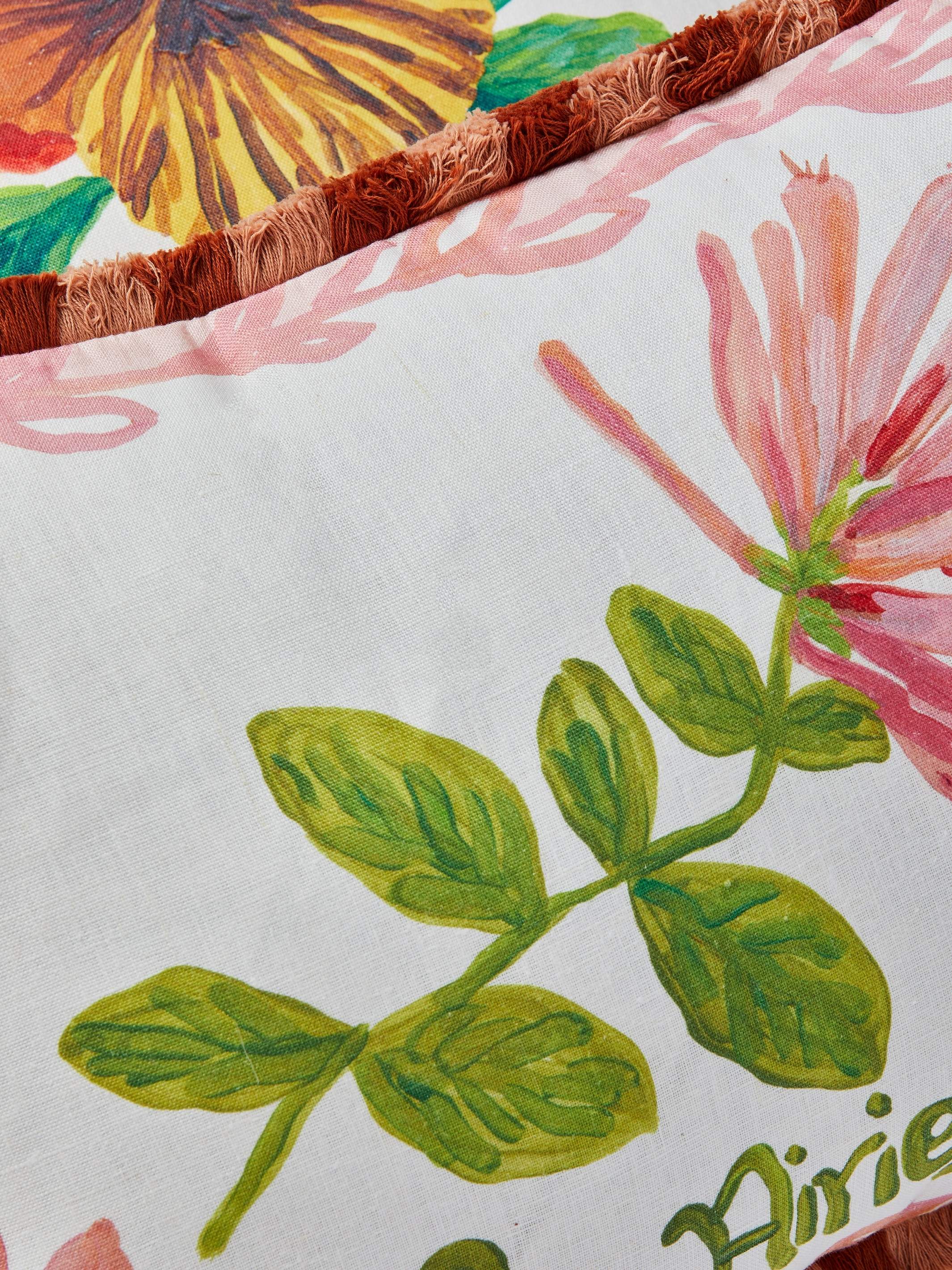 Aries Zodiac Linen Cushion