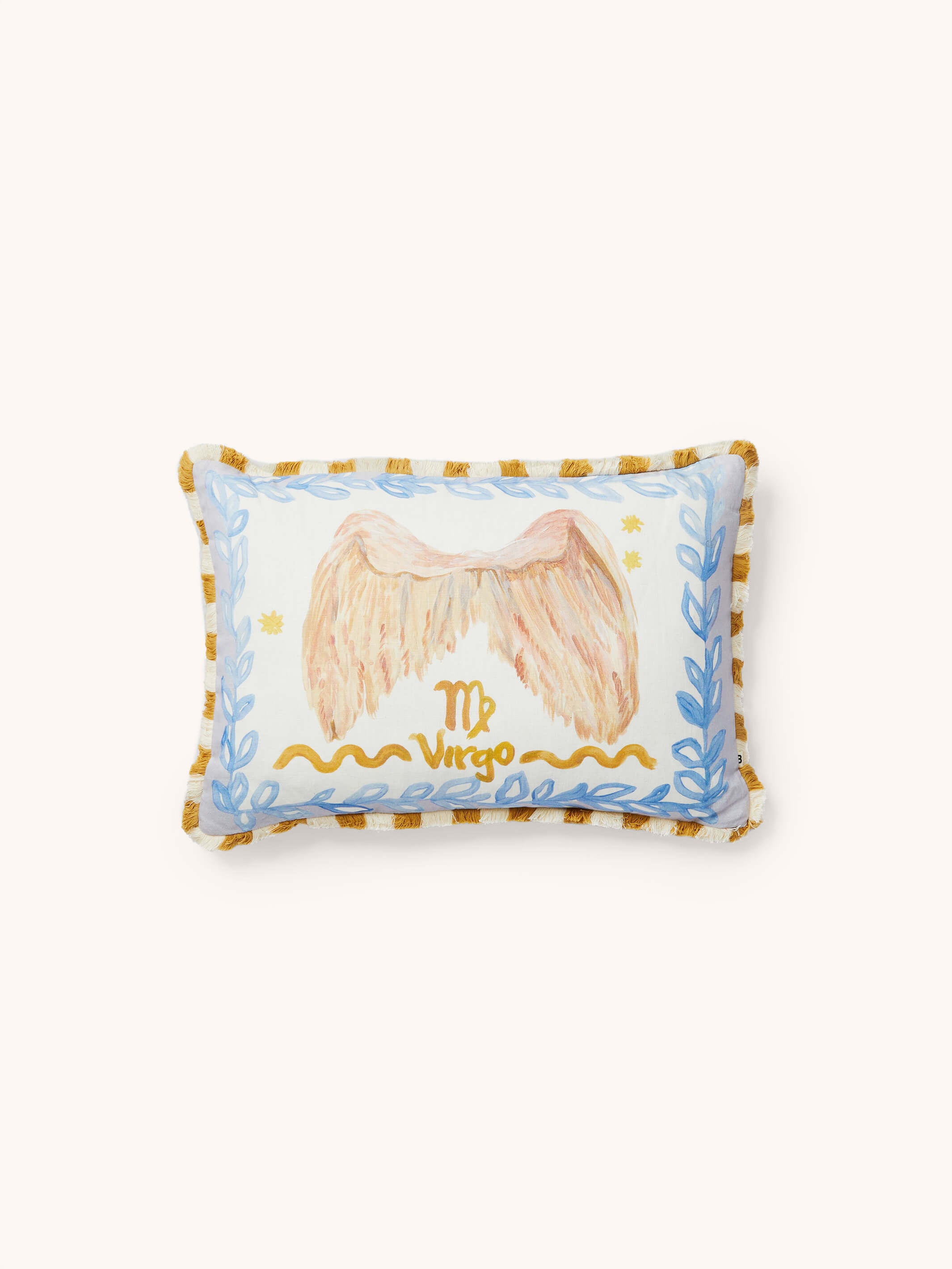 Virgo Zodiac Linen Cushion
