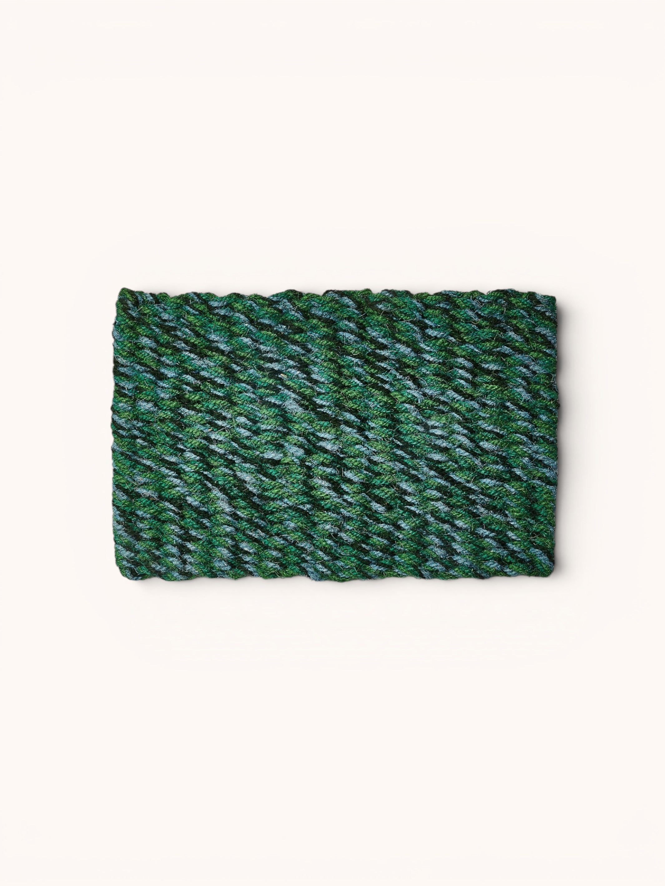 Woven Emerald Door Mat