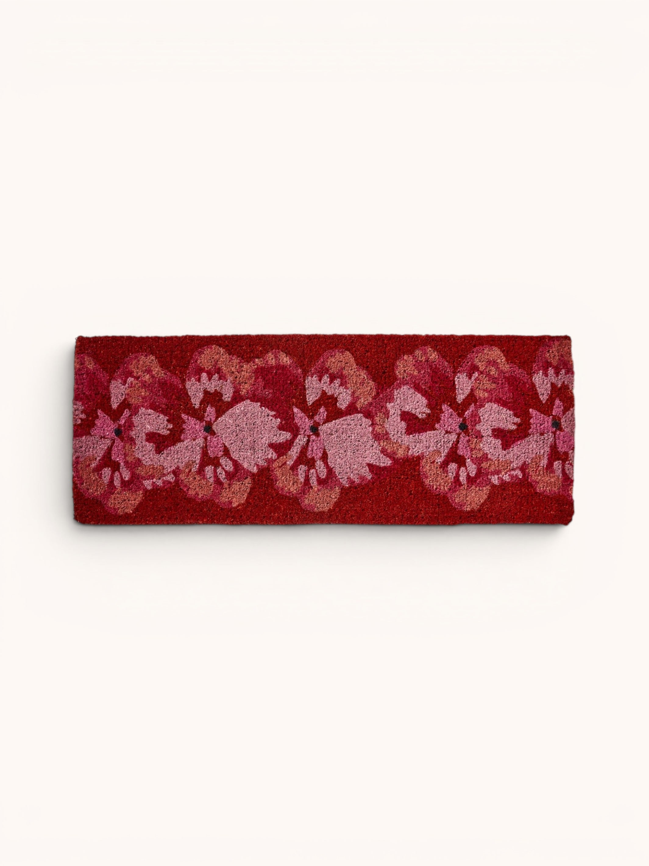 Pansy Pink Long Door Mat