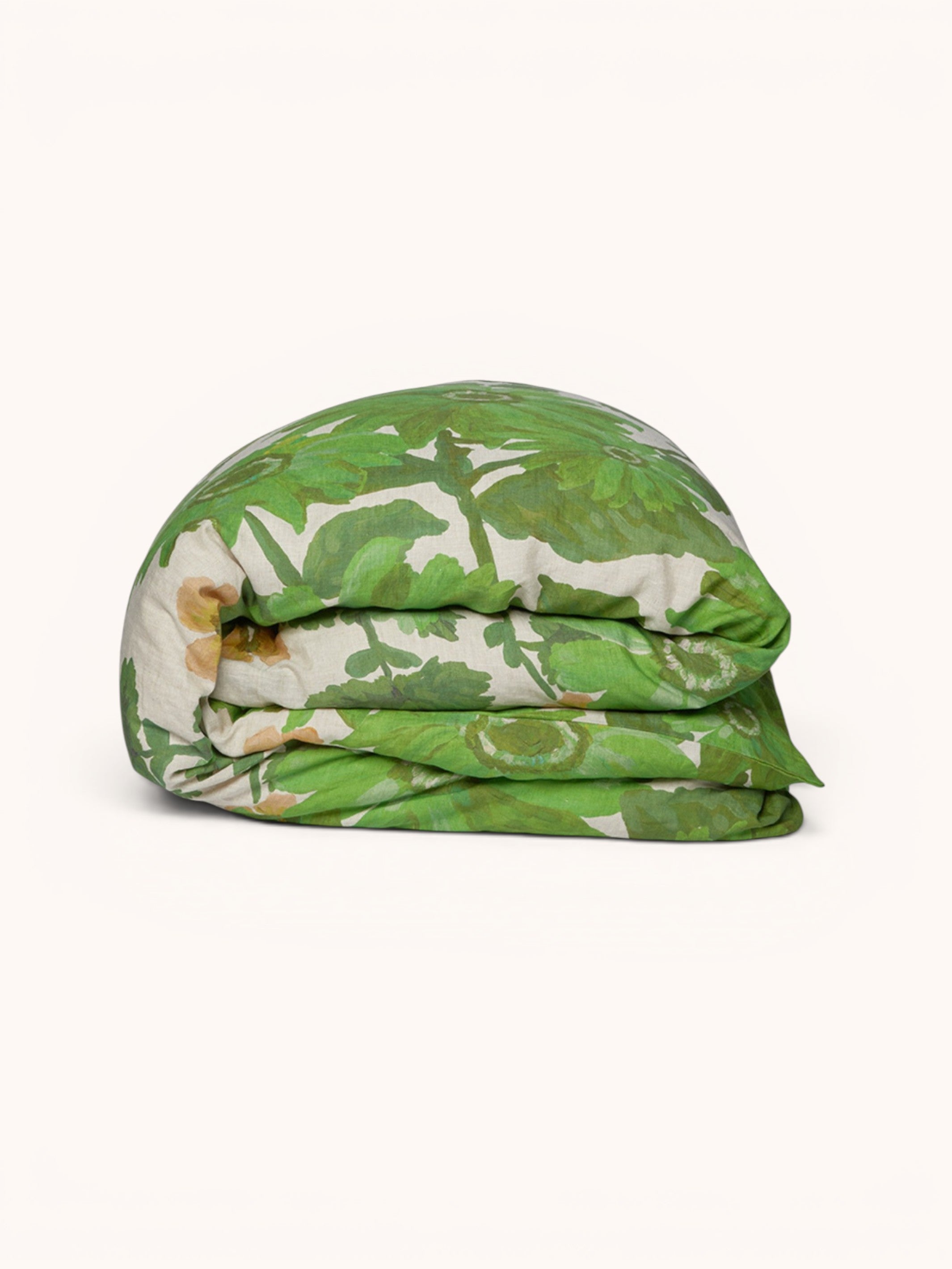 Marigold Leaf Linen Quilt Cover