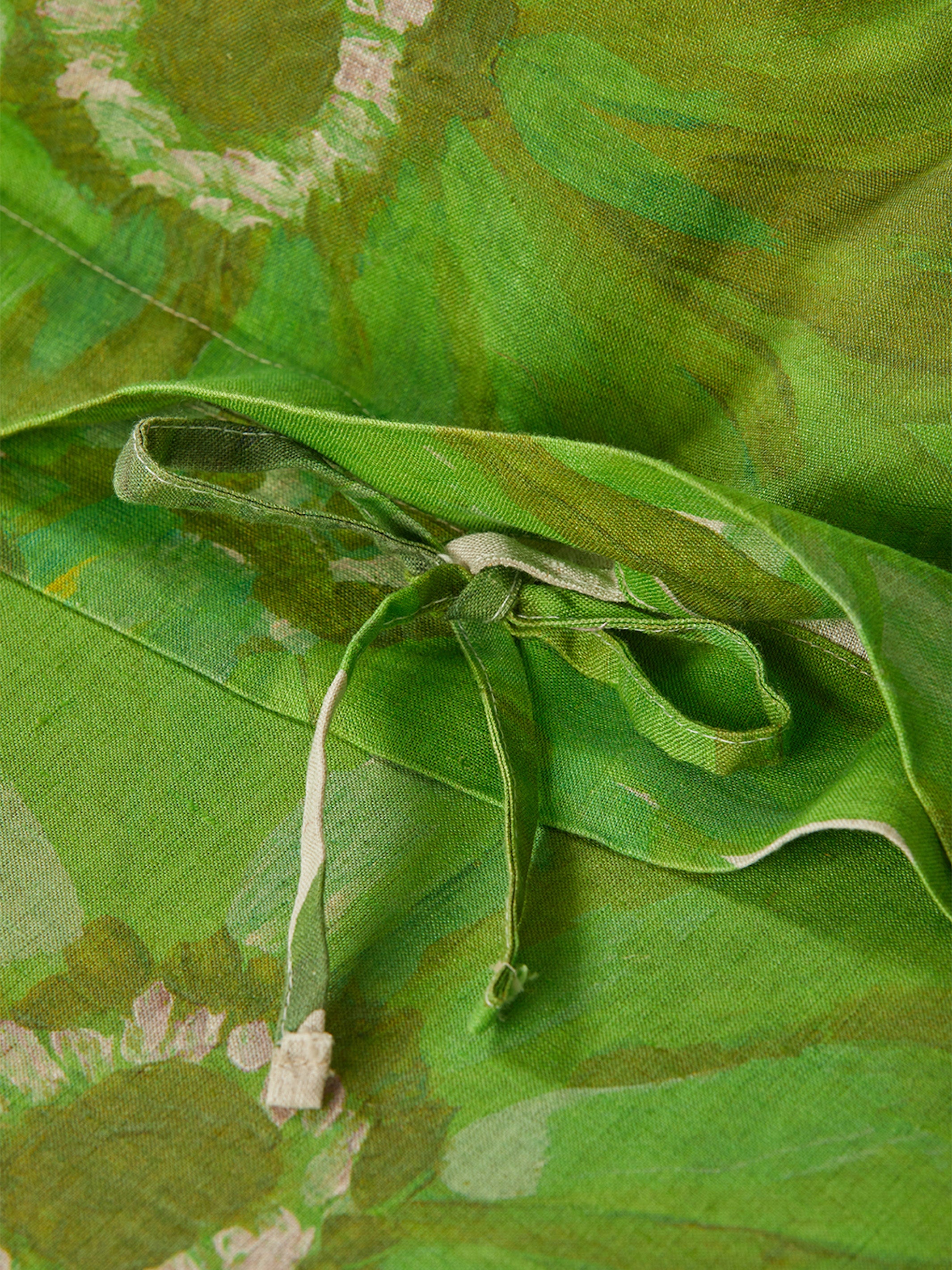 Marigold Leaf Linen Quilt Cover