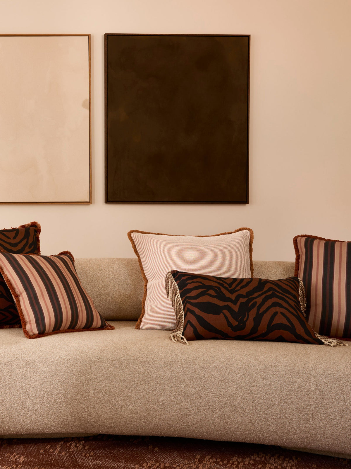Nile Tan Cushion