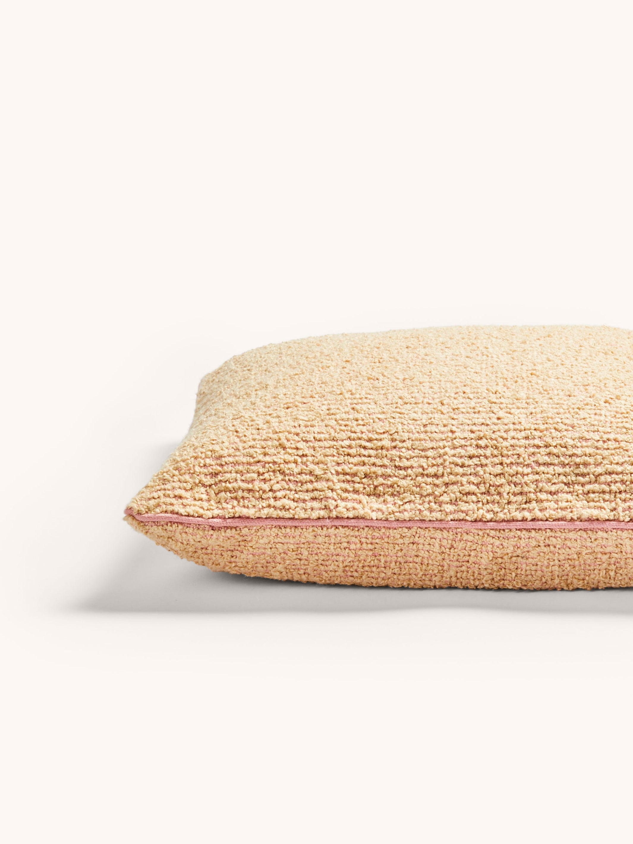Cloud Pink Boucle Cushion