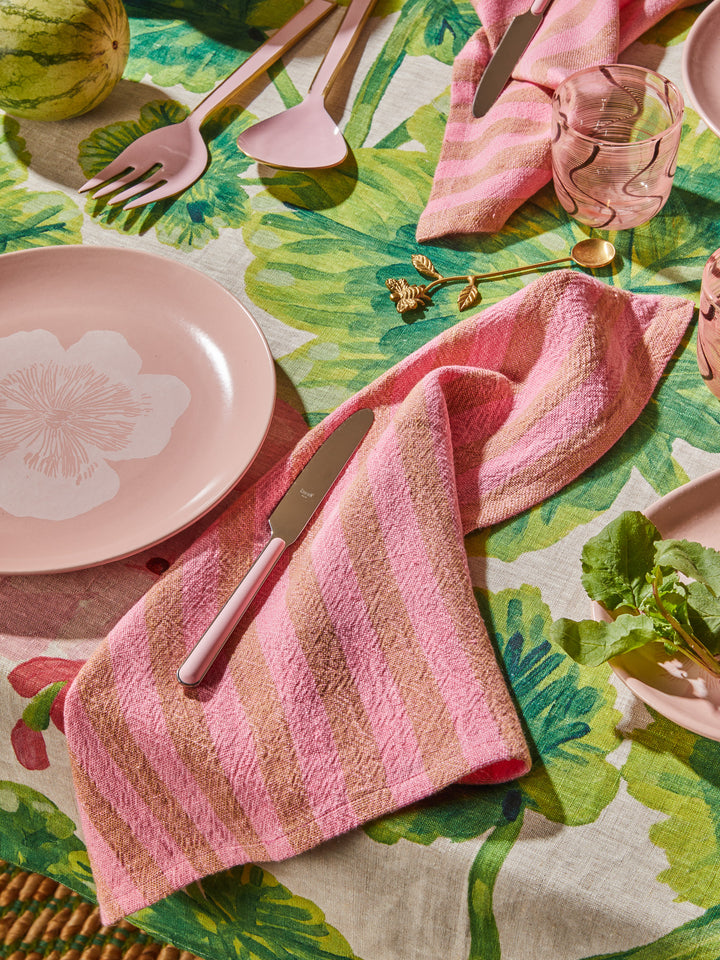 Linear Candy Linen Napkins