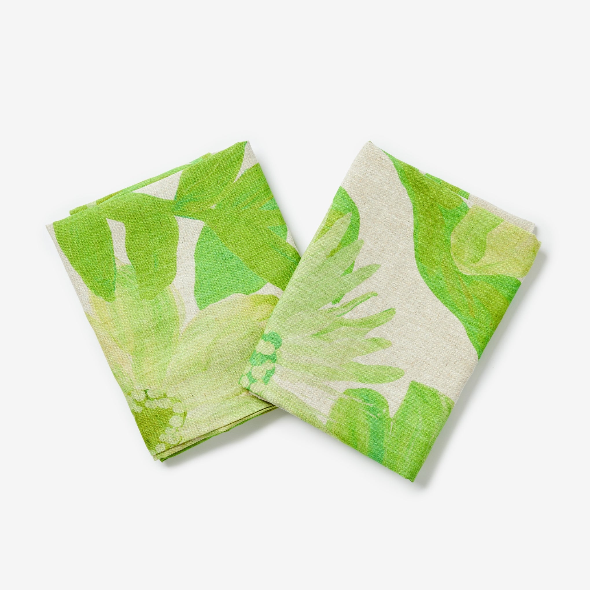 Cornflower Green European Pillowcases (set of 2)