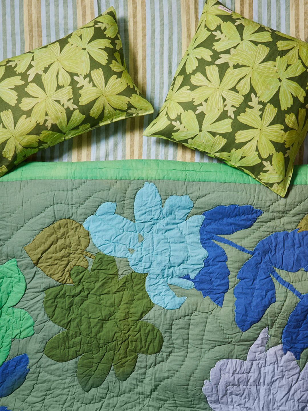 Mave Khaki Linen European Pillowcases