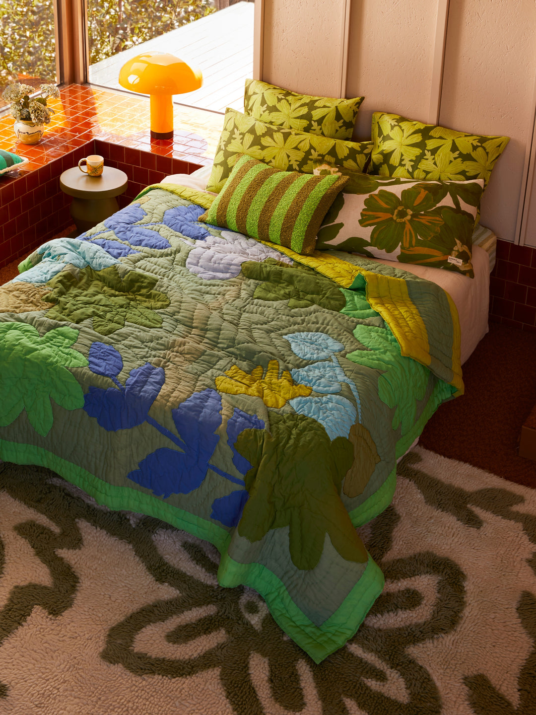 Mave Khaki Linen European Pillowcases