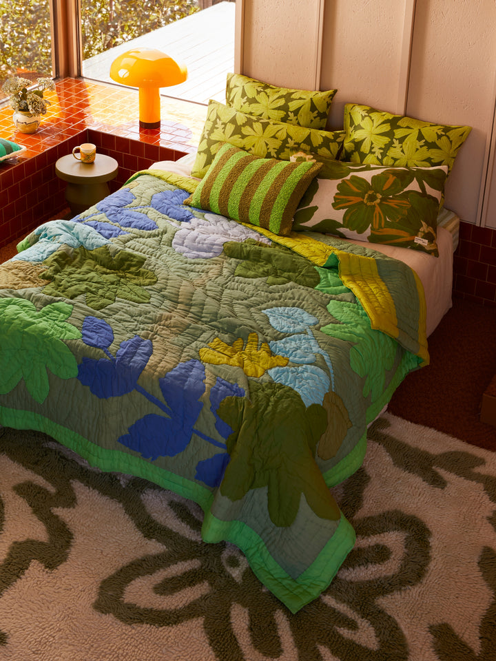 Mave Khaki Linen European Pillowcases