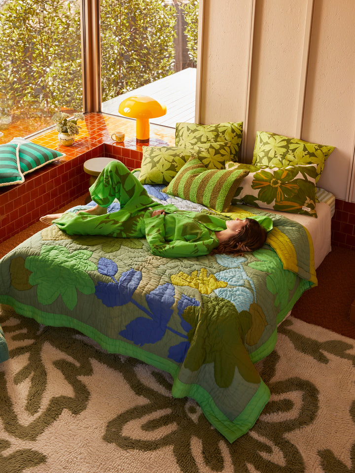 Mave Khaki Linen European Pillowcases