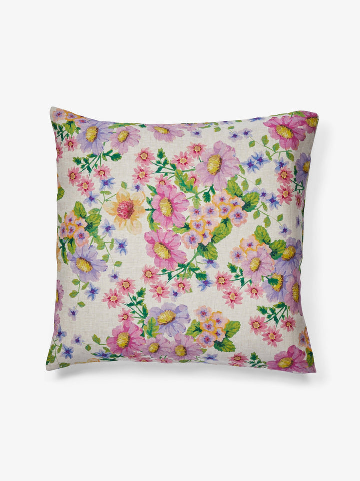 Buttercup Multi Linen European Pillowcases